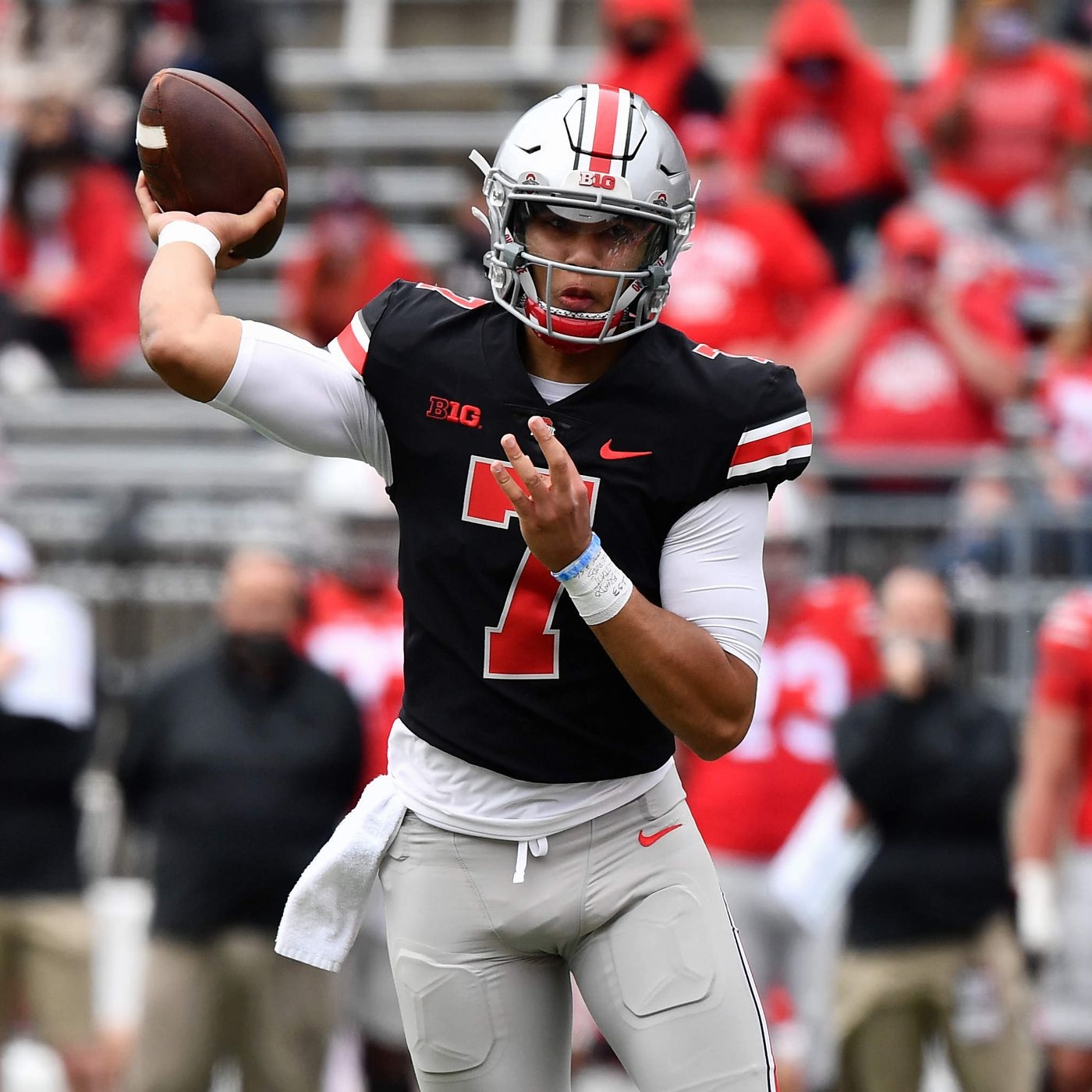 1400x1400 Bold Prediction: Ohio State Quarterback C.J. Stroud Will Win The 2021 Heisman Grant Holy Land, Phone