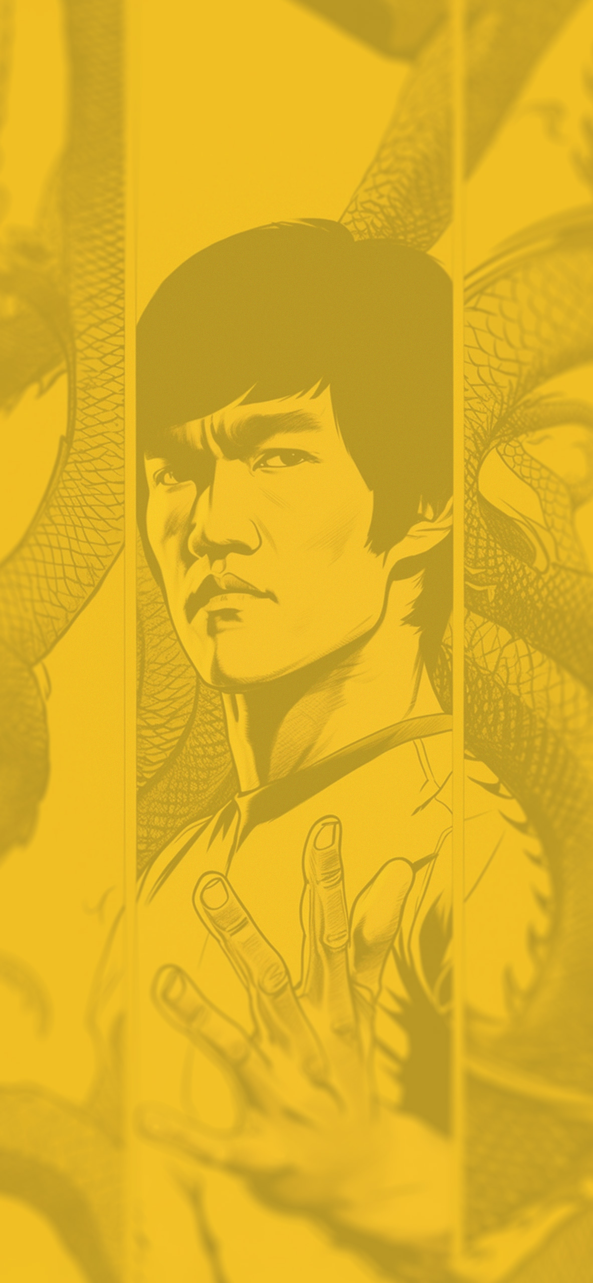 1190x2560 Bruce Lee Yellow Wallpaper Lee Wallpaper for iPhone 4k, Phone