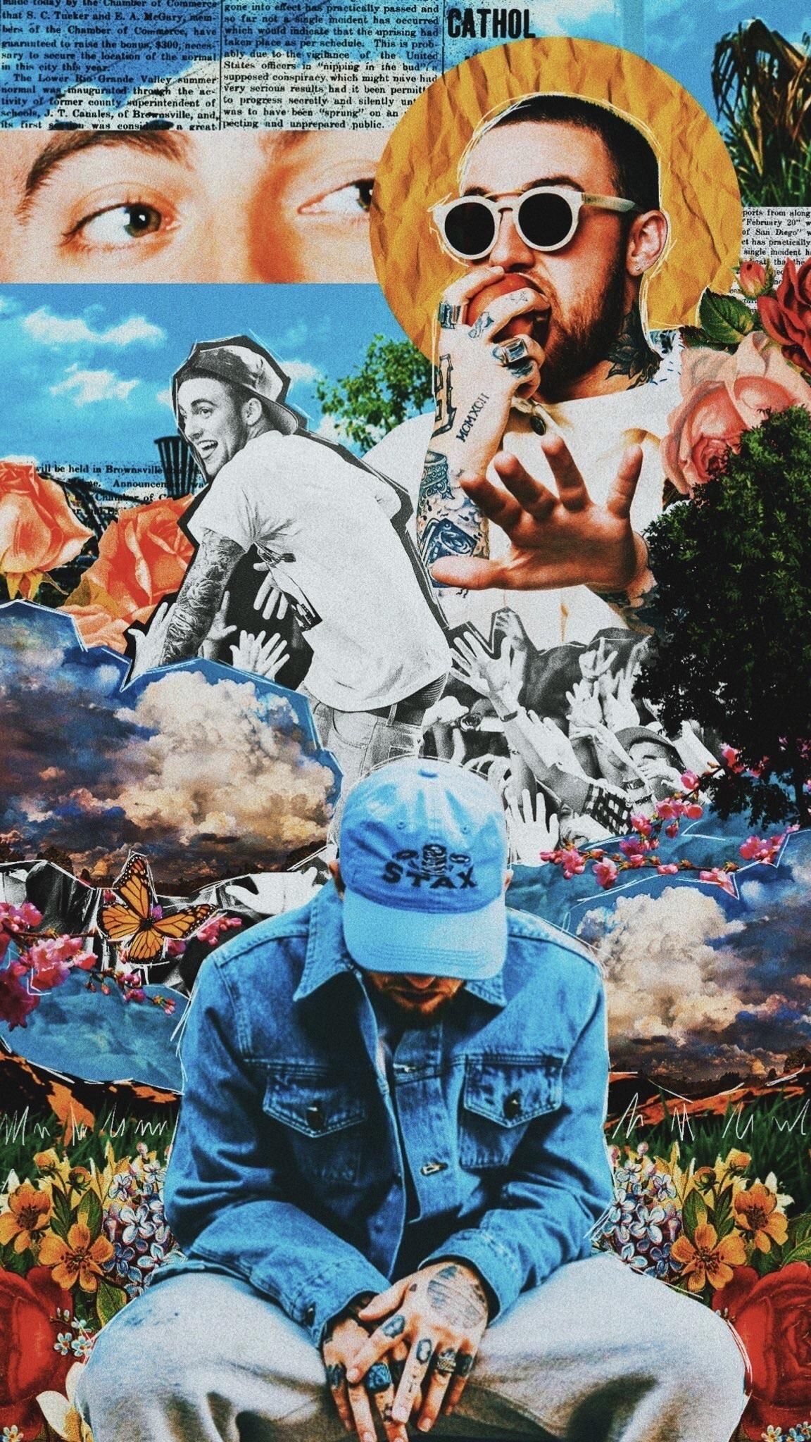 1160x2050 Current wallpaper of the Late Mac Miller. Mac miller, Rapper art, Mac wallpaper, Phone