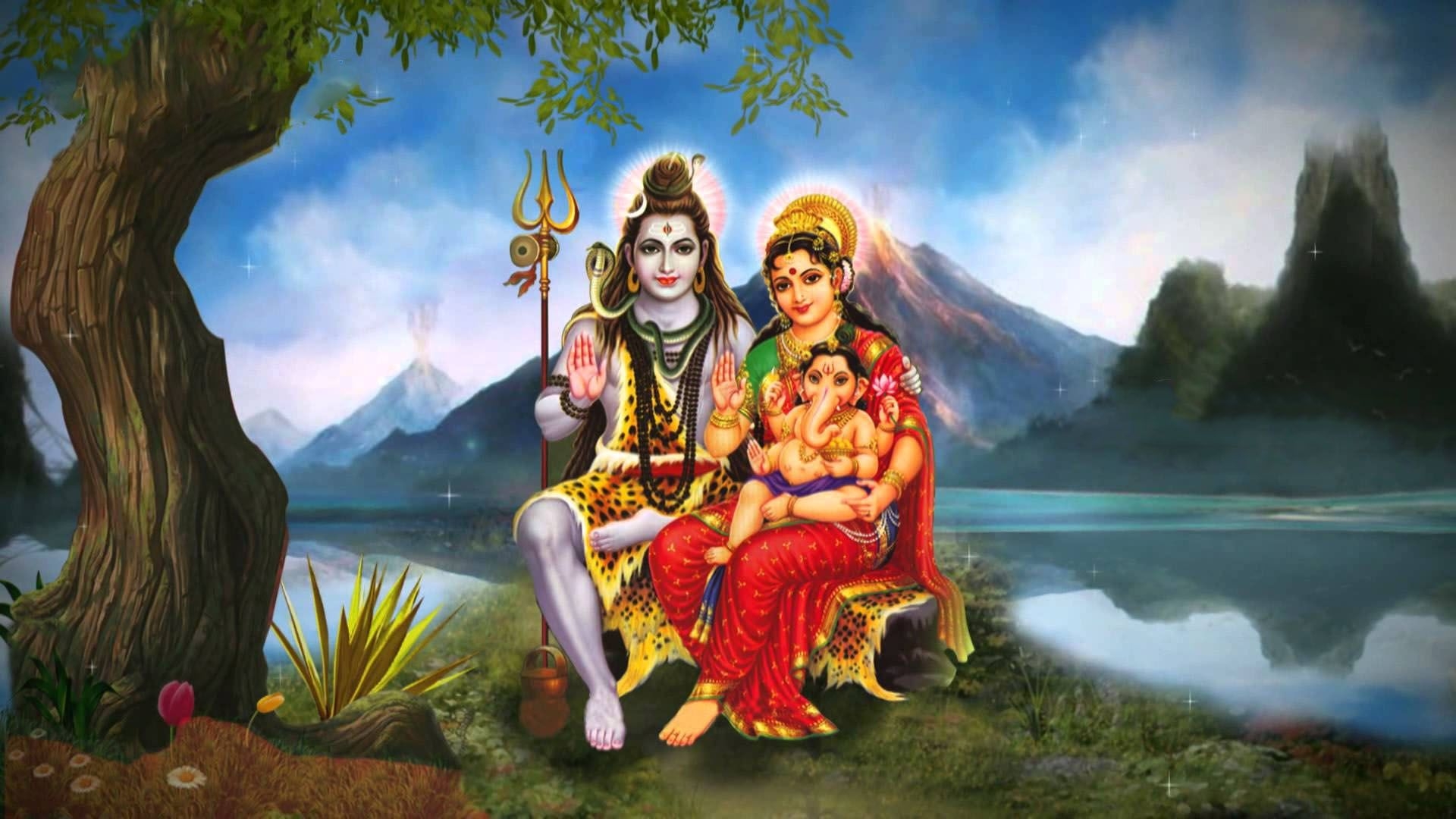 1920x1080 Shiv Parivar Image Full Size. Hindu Gods and Goddesses, Desktop