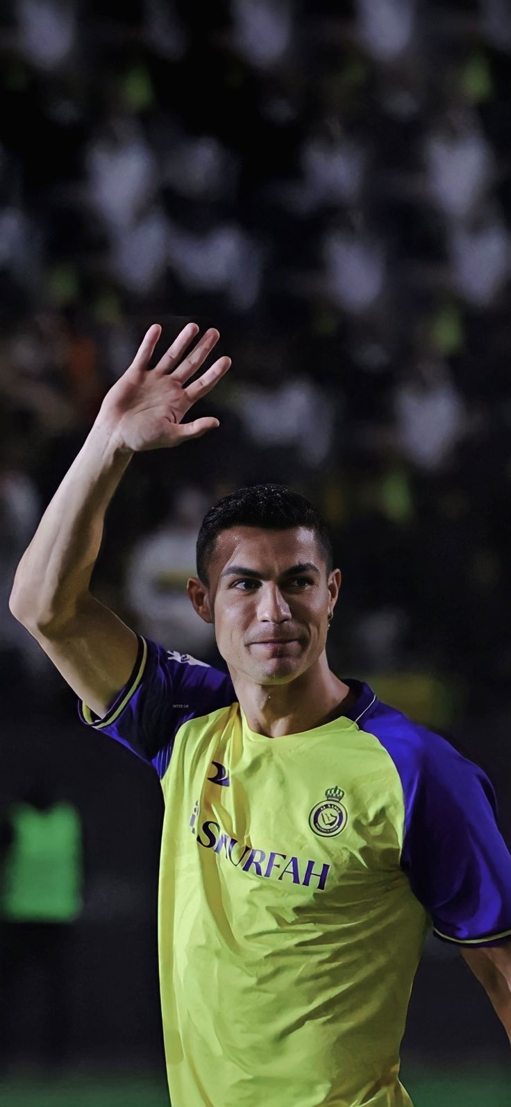 740x1600 Cristiano Ronaldo Al Nassr Wallpaper, Phone