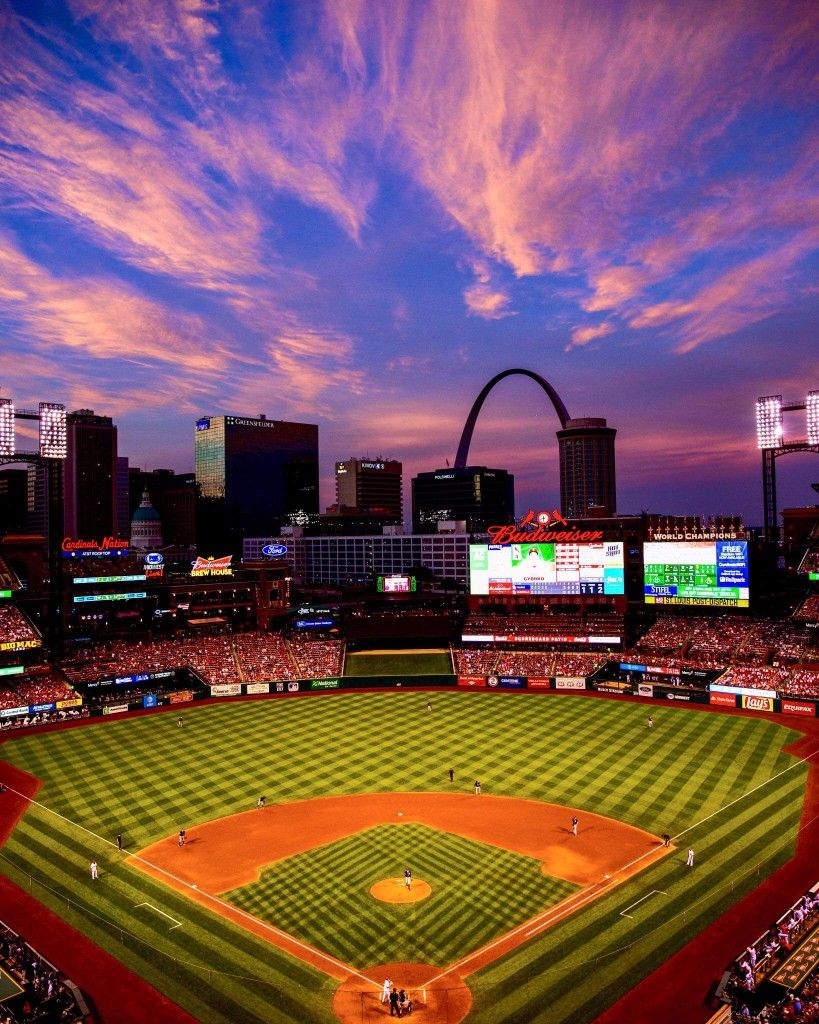 820x1030 Busch Stadium, St Louis, MO.Reagan Sang The National Anthem With Disney Dynamics 7 01 2018. St Louis Cardinals Baseball, Baseball Park, St Louis Baseball, Phone