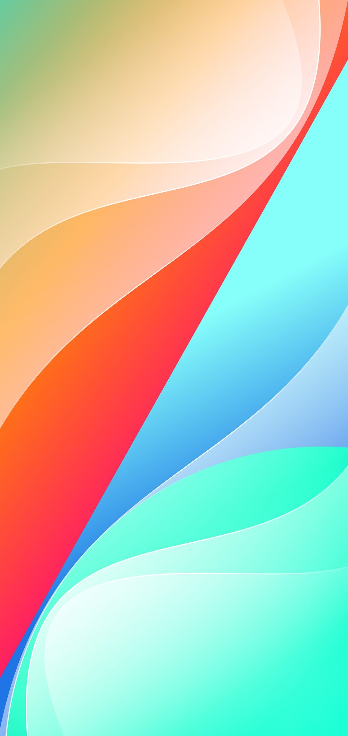 1220x2560 Summer striped gradient wallpaper, Phone