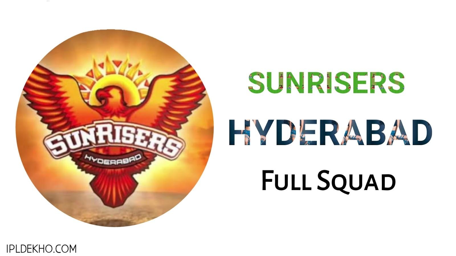 1600x900 Indian Premier League 2019: Player List, Sunrisers Hyderabad, Desktop