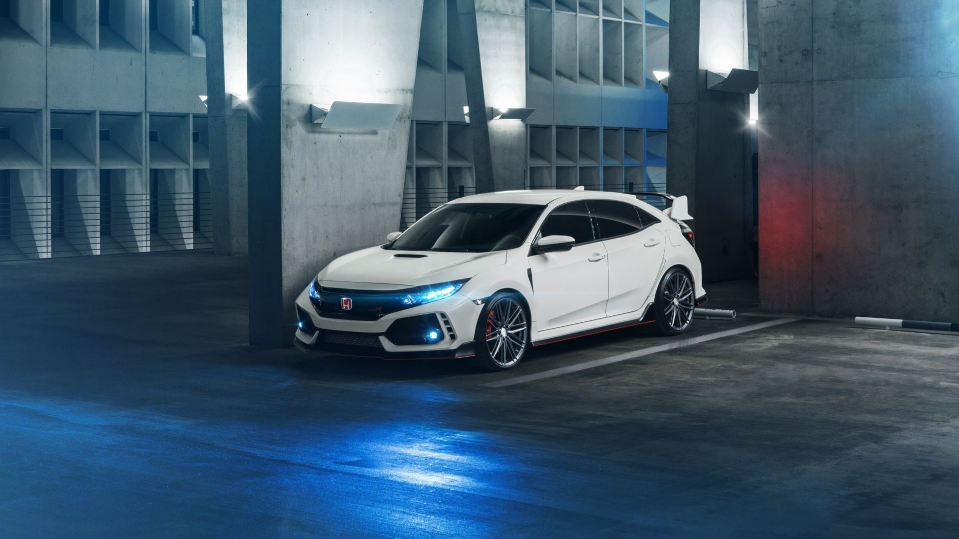 1920x1080 White, honda civic type r, car wallpaper, HD image, picture, background, 95bf28, Desktop