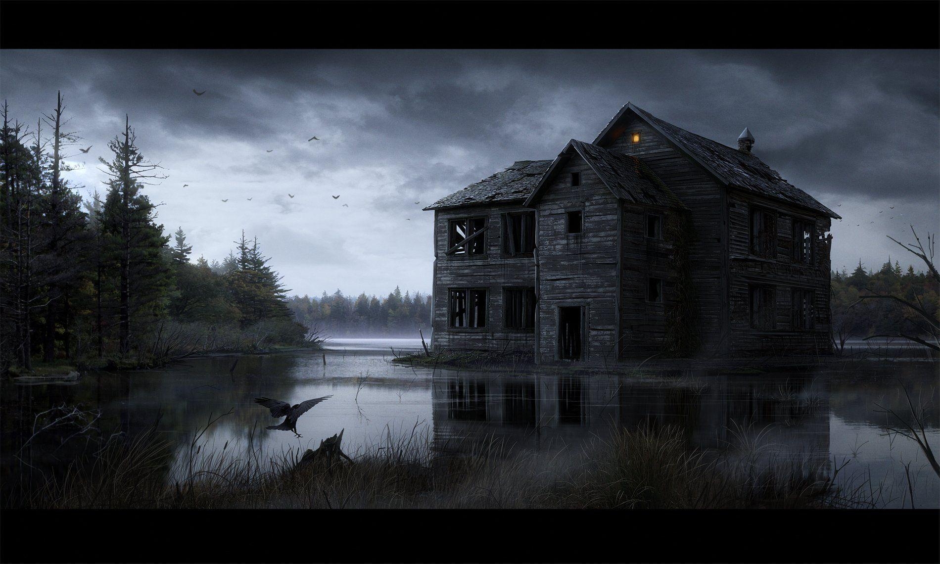 1900x1140 Haunted House HD Wallpaper and Background Image, Desktop