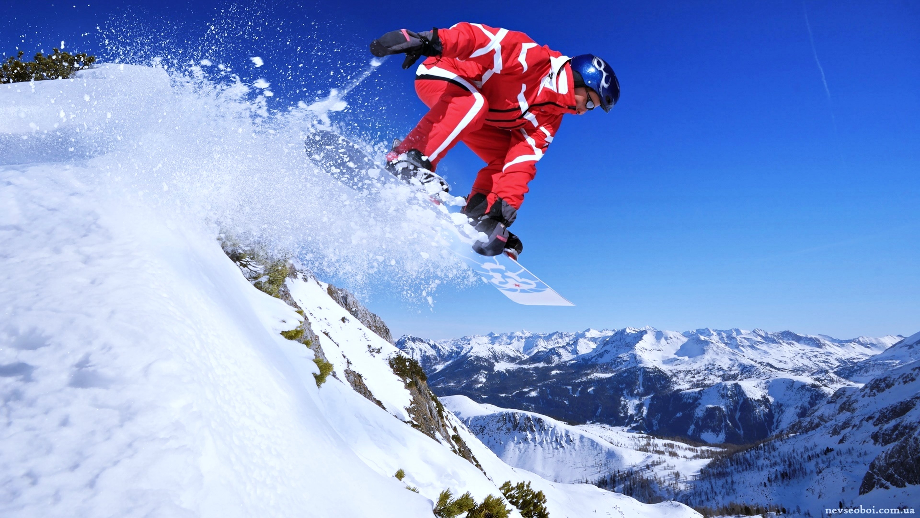 3840x2160 4K Snowboarding Wallpaper and Background Image, Desktop