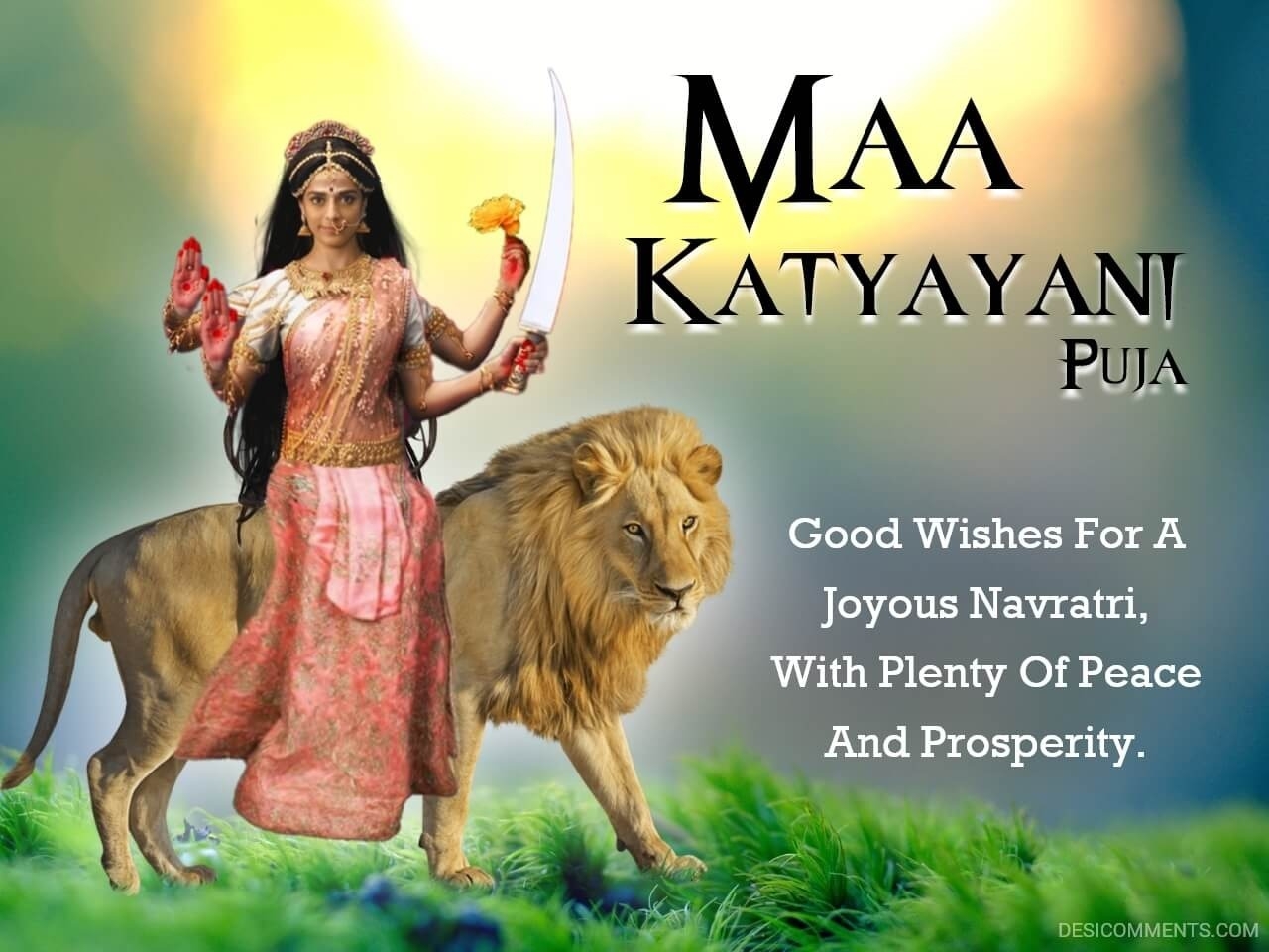 1280x960 Maa Katyayani, Happy Navratri, Desktop