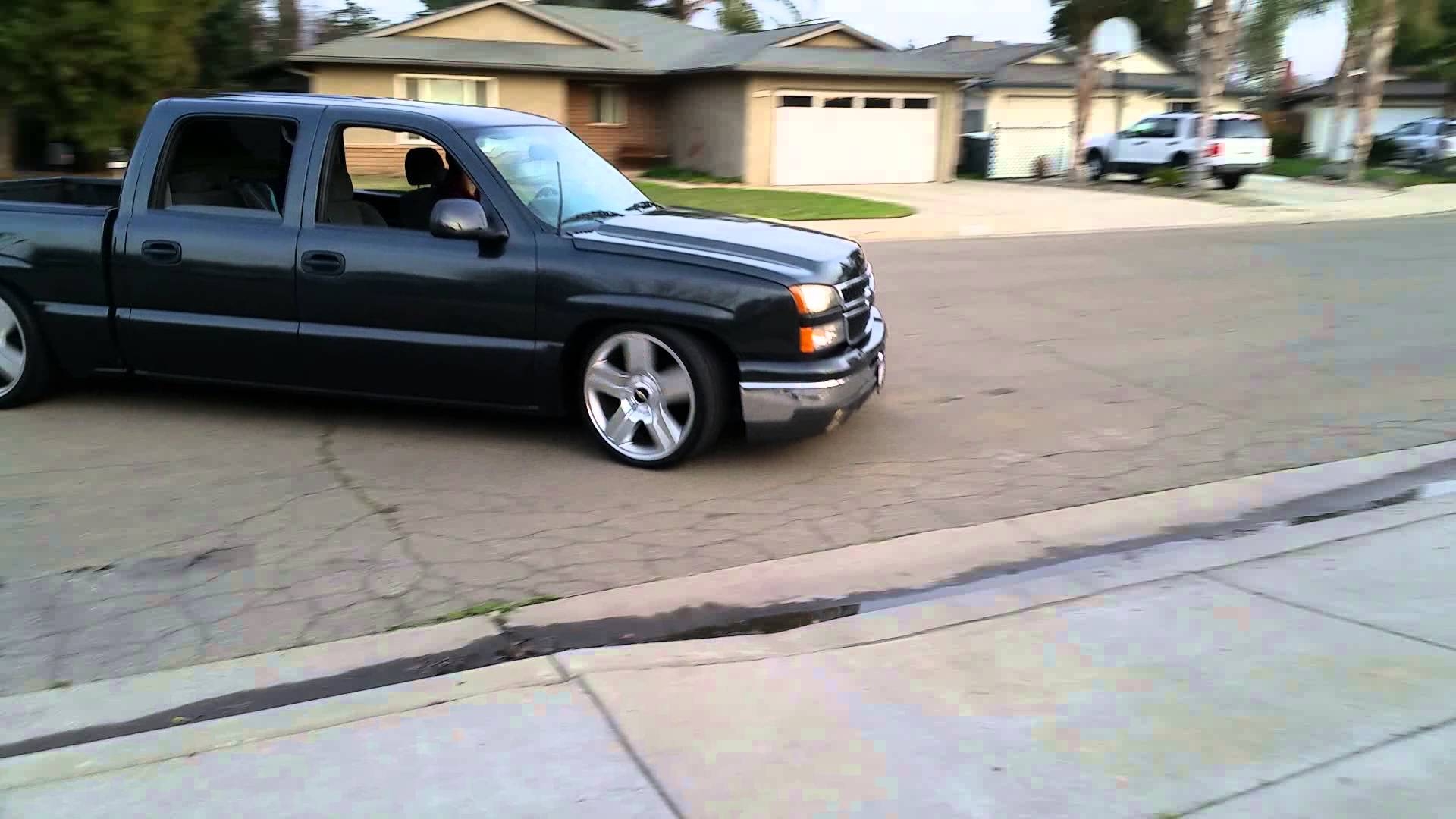 1920x1080 Dropped Silverado With 22s, Desktop