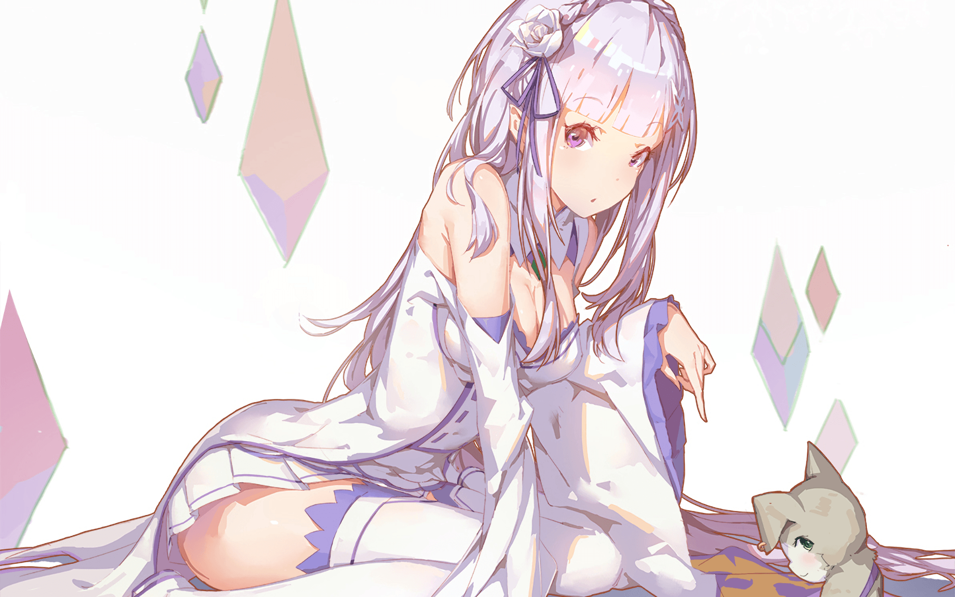 1920x1200 Emilia (Re:ZERO) HD Wallpaper, Desktop