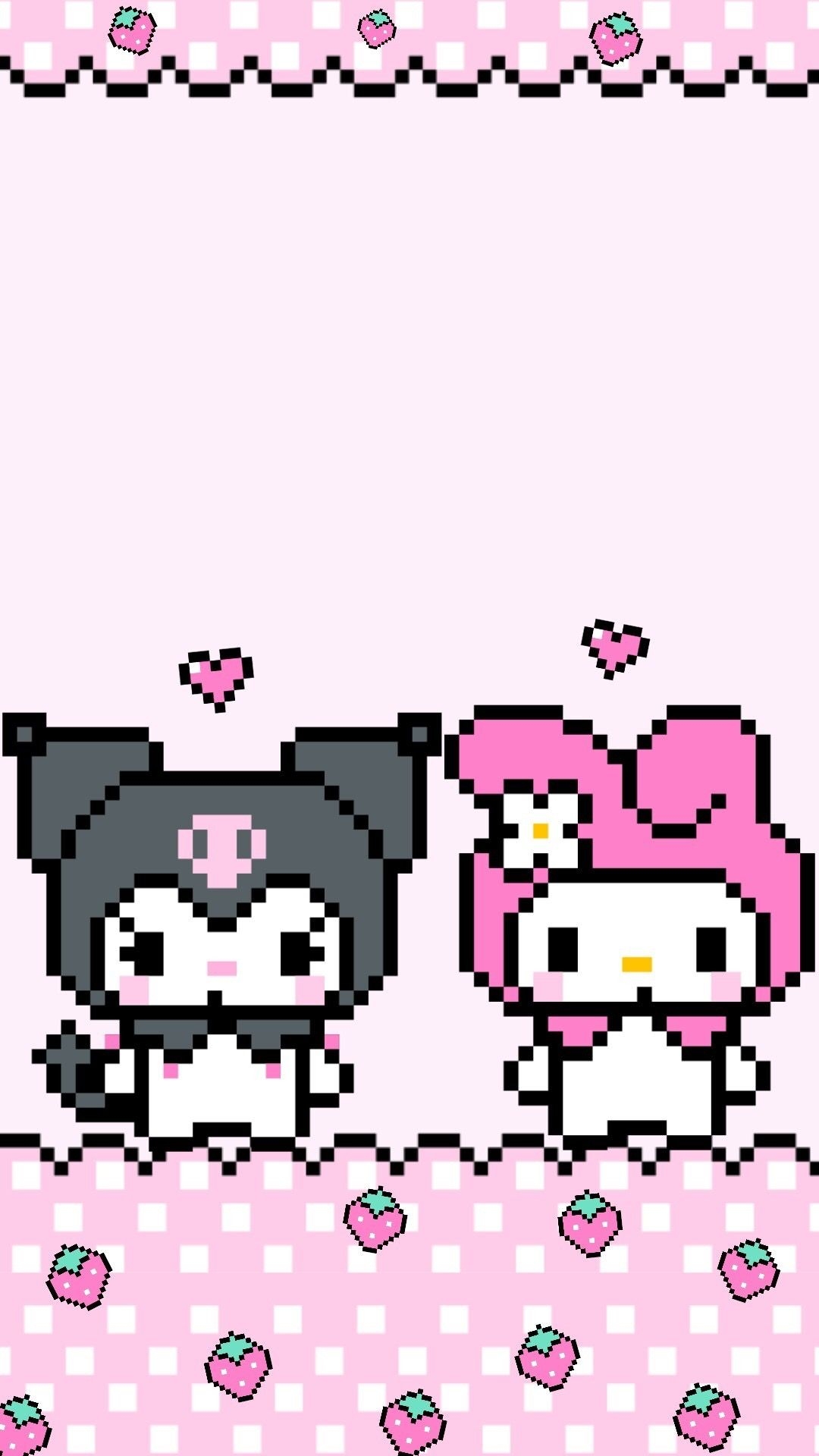 1080x1920 Kuromi ❤️. Sanrio wallpaper, Melody hello kitty, My melody wallpaper, Phone