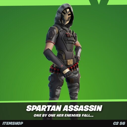 520x520 Spartan Assassin Fortnite wallpaper, Phone