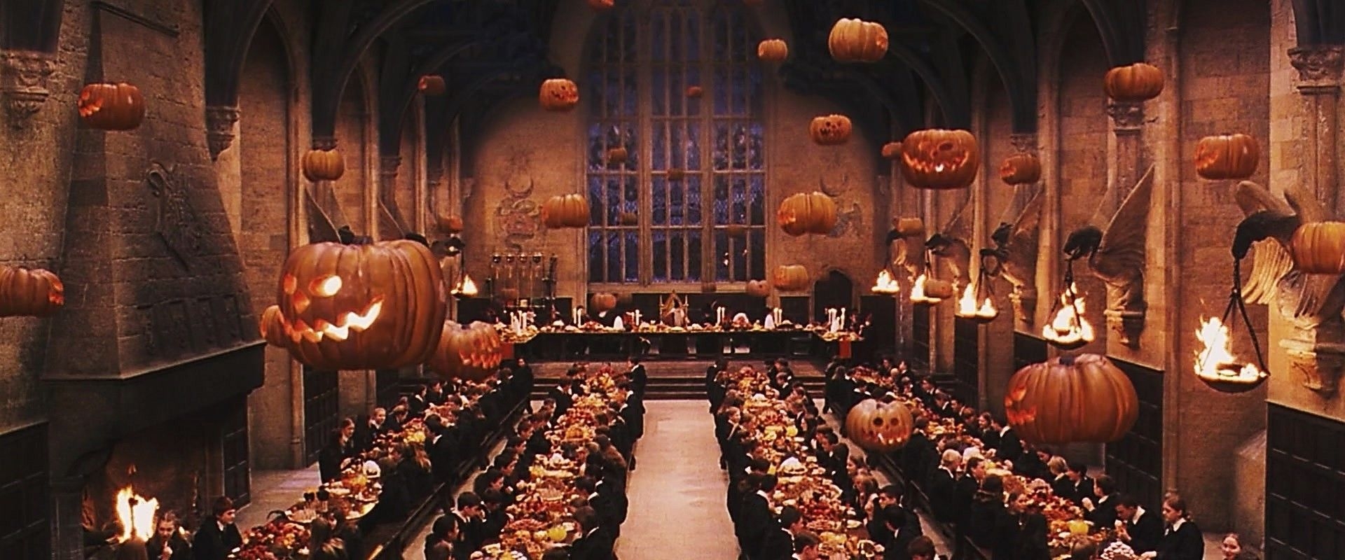 1920x800 Halloween Harry Potter Wallpaper Free Halloween Harry Potter Background, Dual Screen