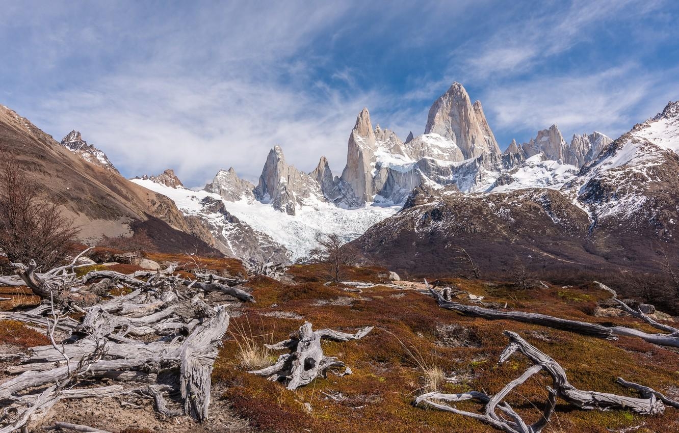 1340x850 Wallpaper mountains, Argentina, Argentina, Patagonia, Mount Fitzroy, Desktop