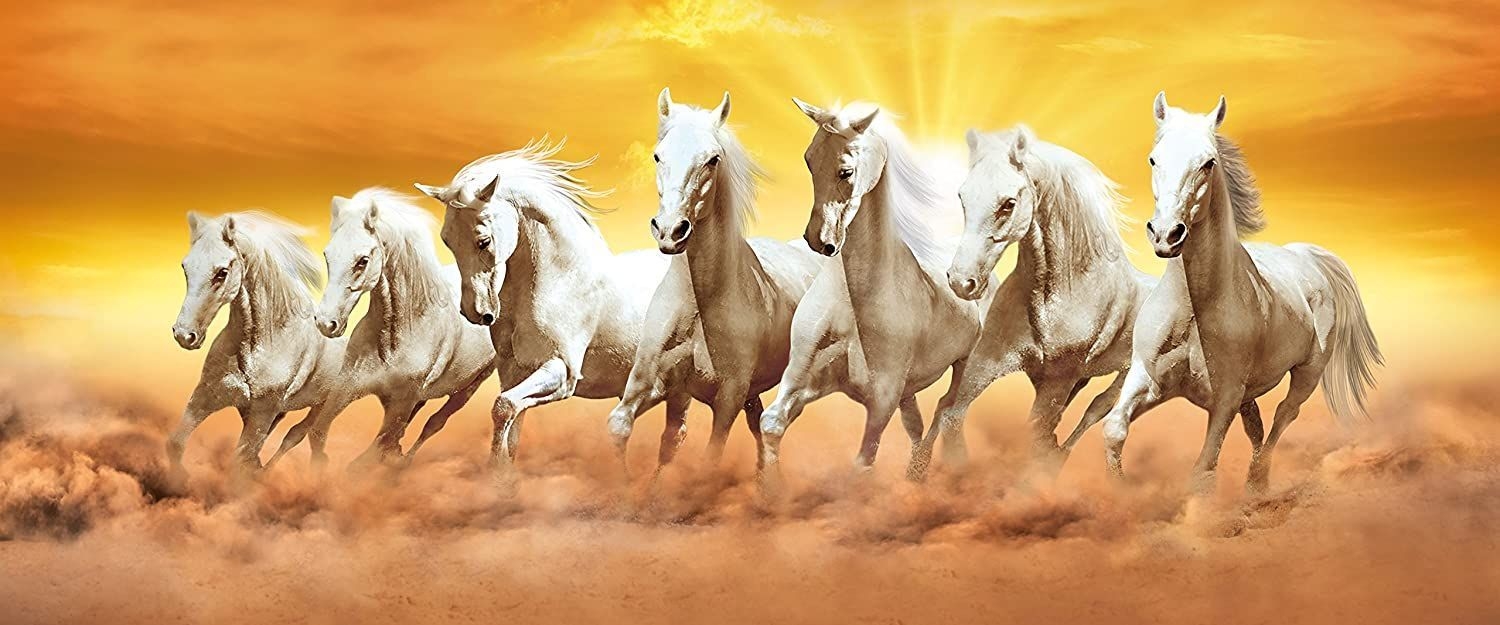 1500x630 Horses Running Wallpaper. Horse painting, Horse wallpaper, White horse painting, Dual Screen