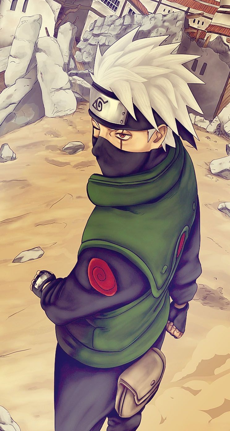 750x1400 Kakashi iPhone Wallpaper Free Kakashi iPhone Background, Phone