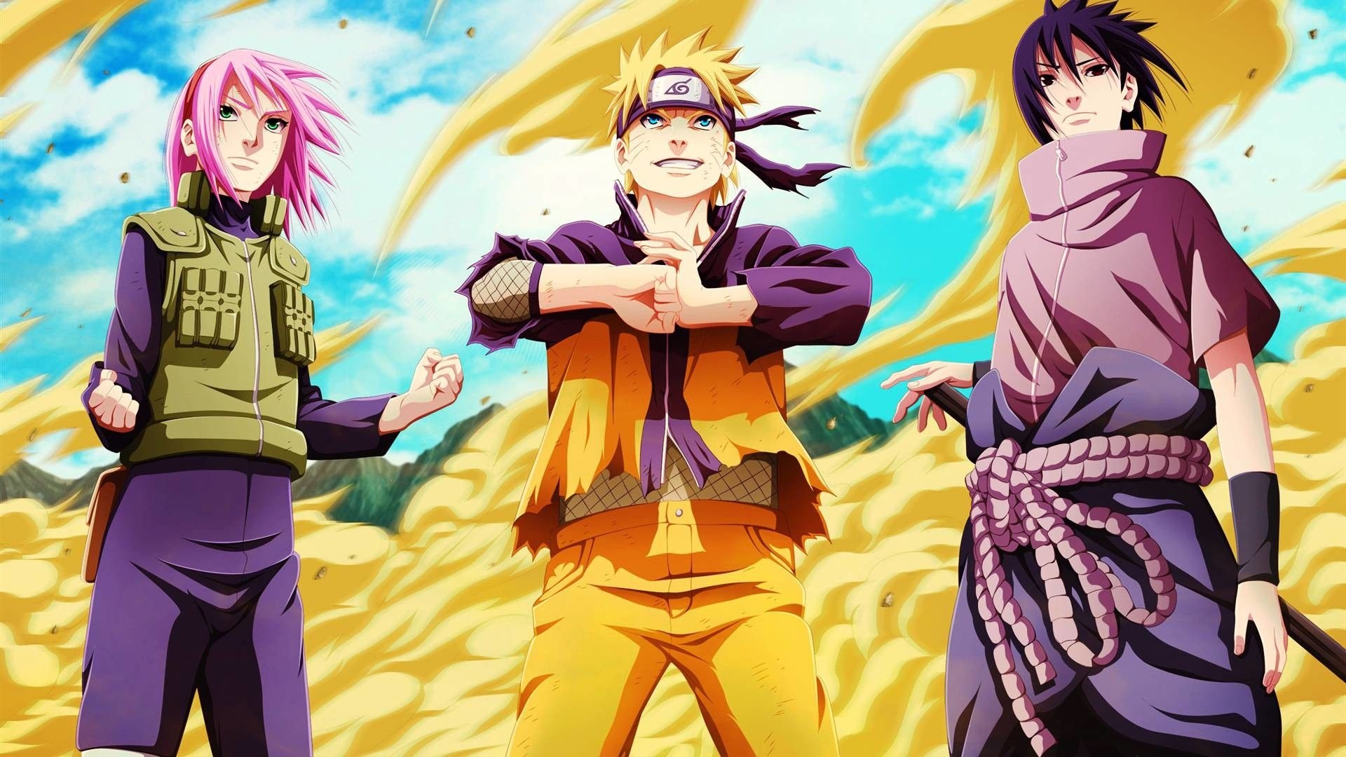 1920x1080 Naruto Team 7 Wallpaper, Desktop