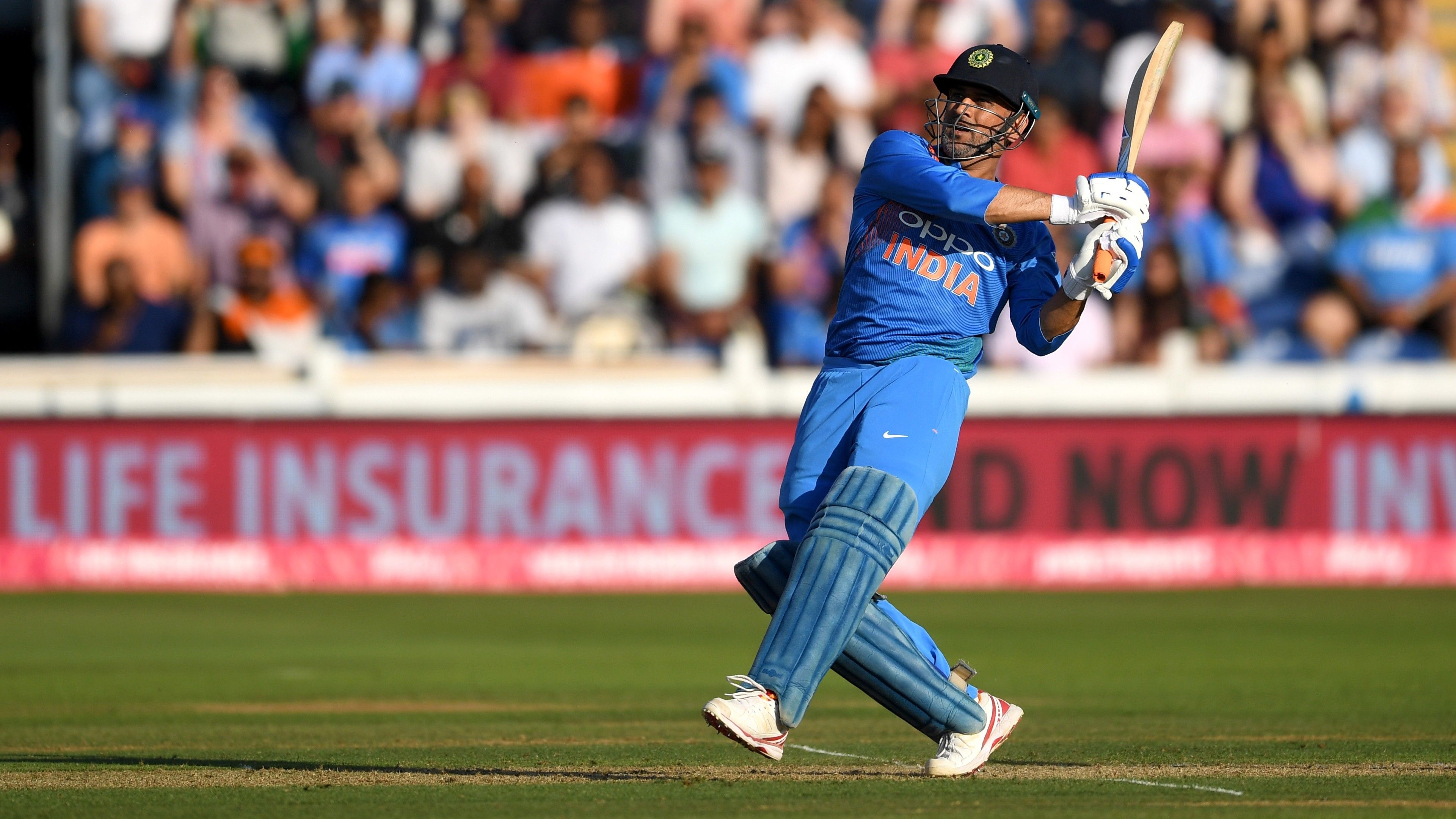 3840x2160 MS Dhoni Batting in Cricket World Cup 2019 4K Photo, Desktop