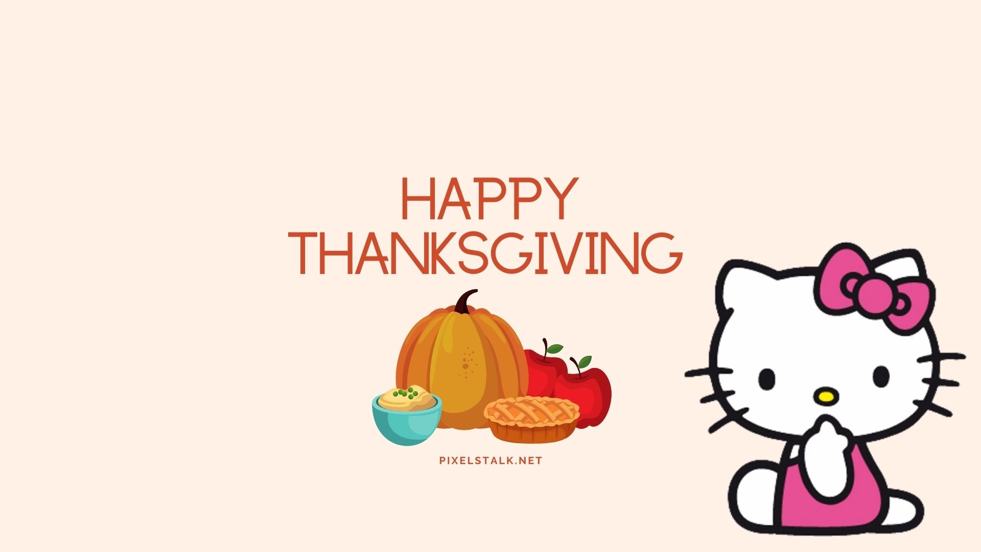 1920x1080 Hello Kitty Thanksgiving Wallpaper, Desktop