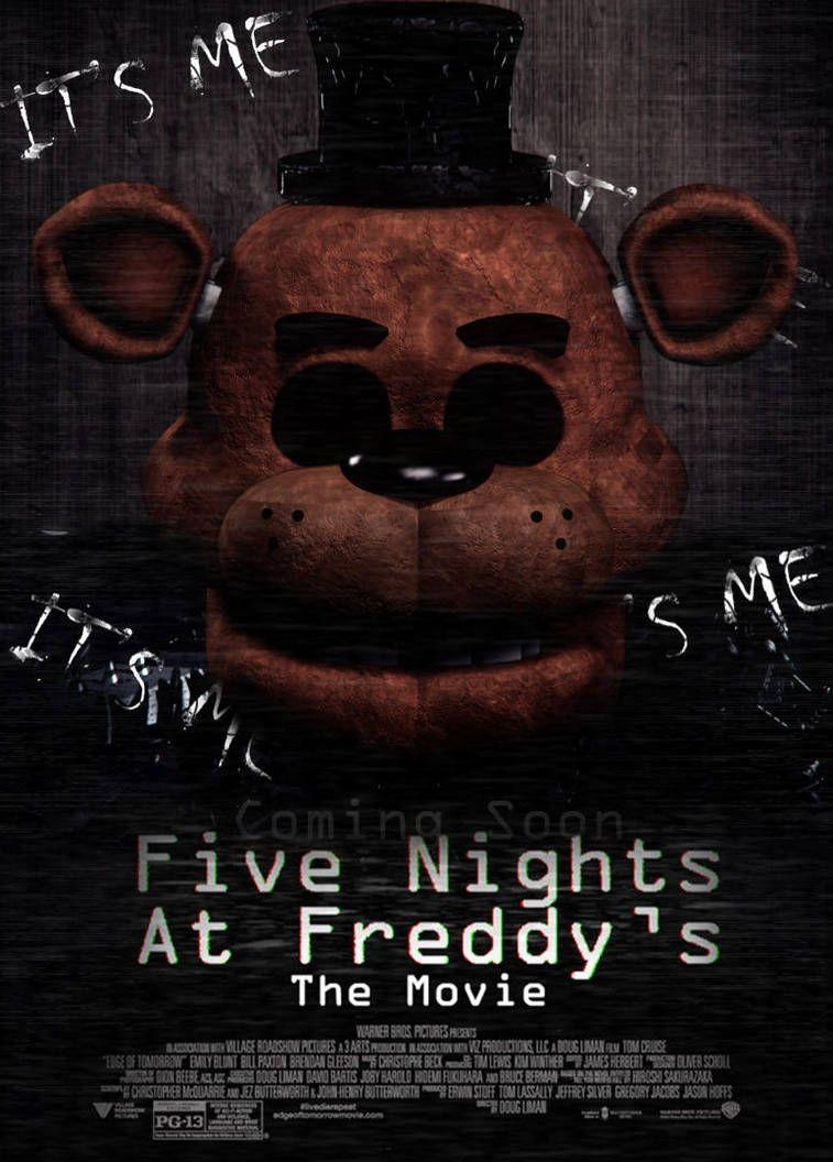 760x1060 Five Nights at Freddy's The Movie Poster (Fanmade) by TheSitciXD. Five nights at freddy's, Imagens de terror, Fnaf, Phone