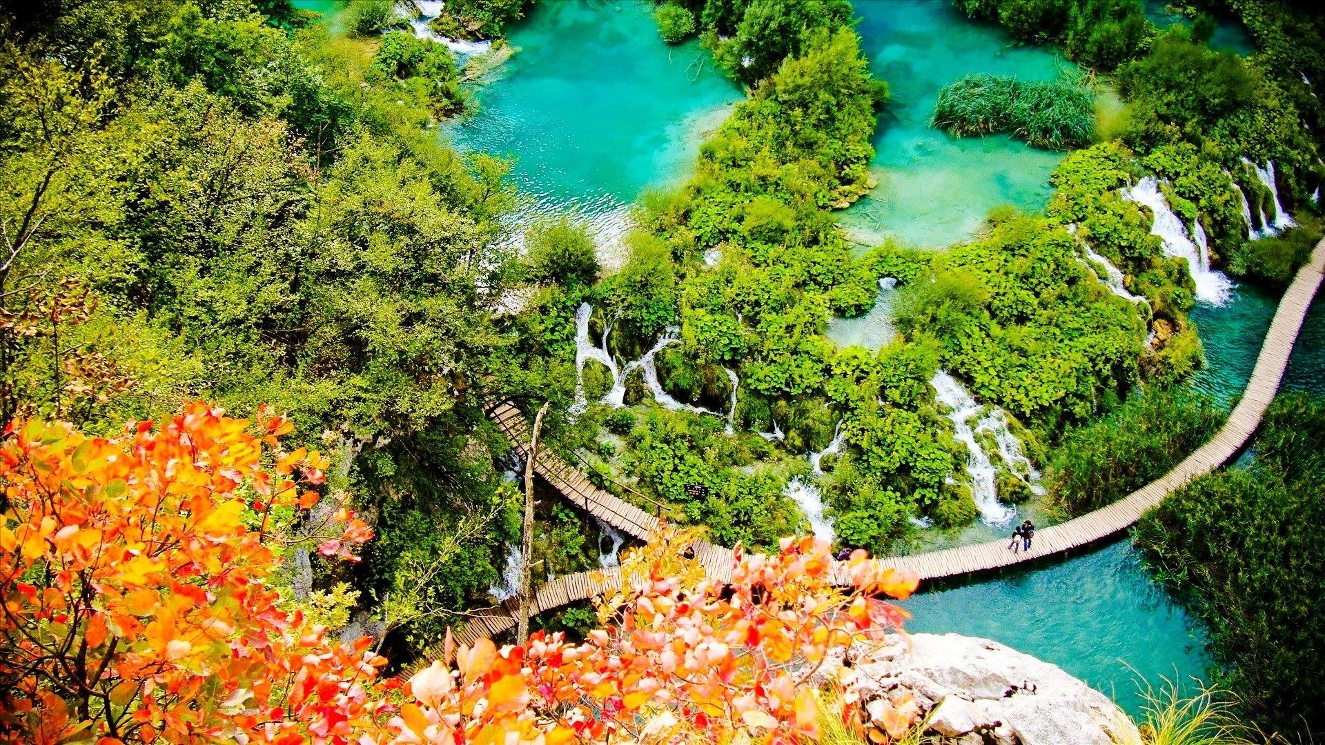 1920x1080 Another aspect of Croatia, the Plitvice Lakes, Desktop