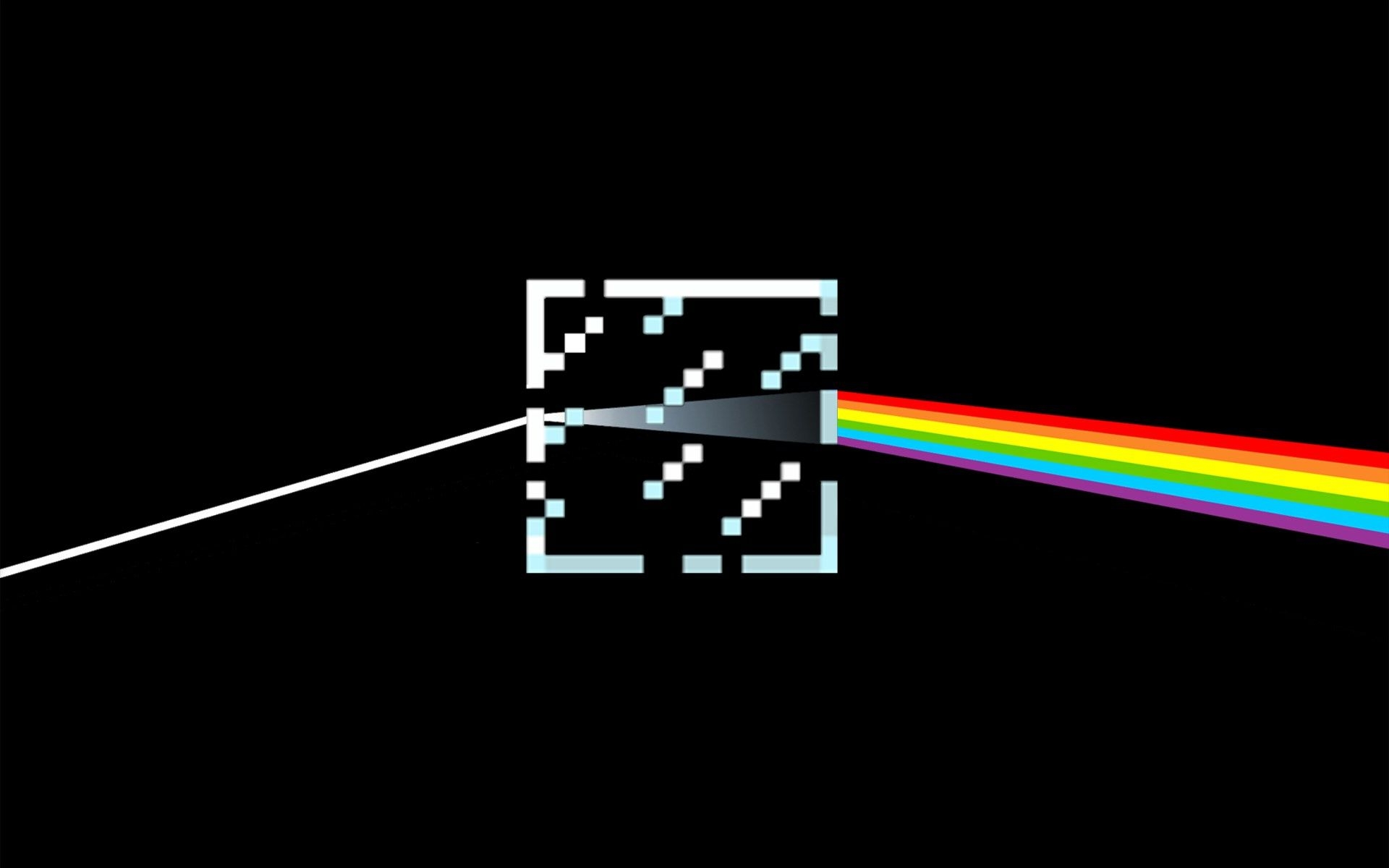 1920x1200 Background High Resolution: minecraft. Minecraft wallpaper, Pink floyd wallpaper, Pink floyd dark side, Desktop