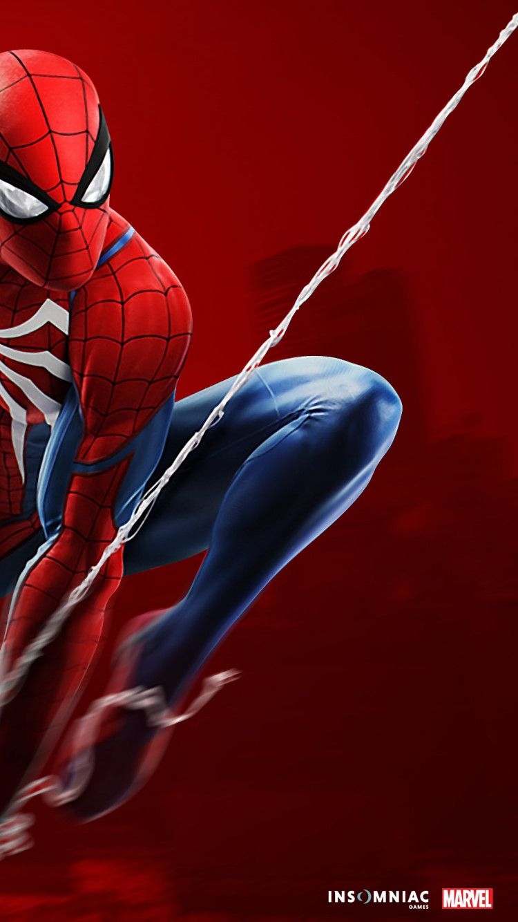 750x1340 Download wallpaper: Spider Man game on PS4, Phone