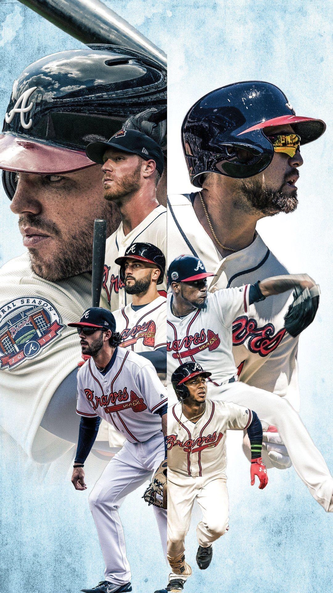 1080x1920 Braves wallpaper. Atlanta braves, Atlanta braves wallpaper, Braves baseball, Phone