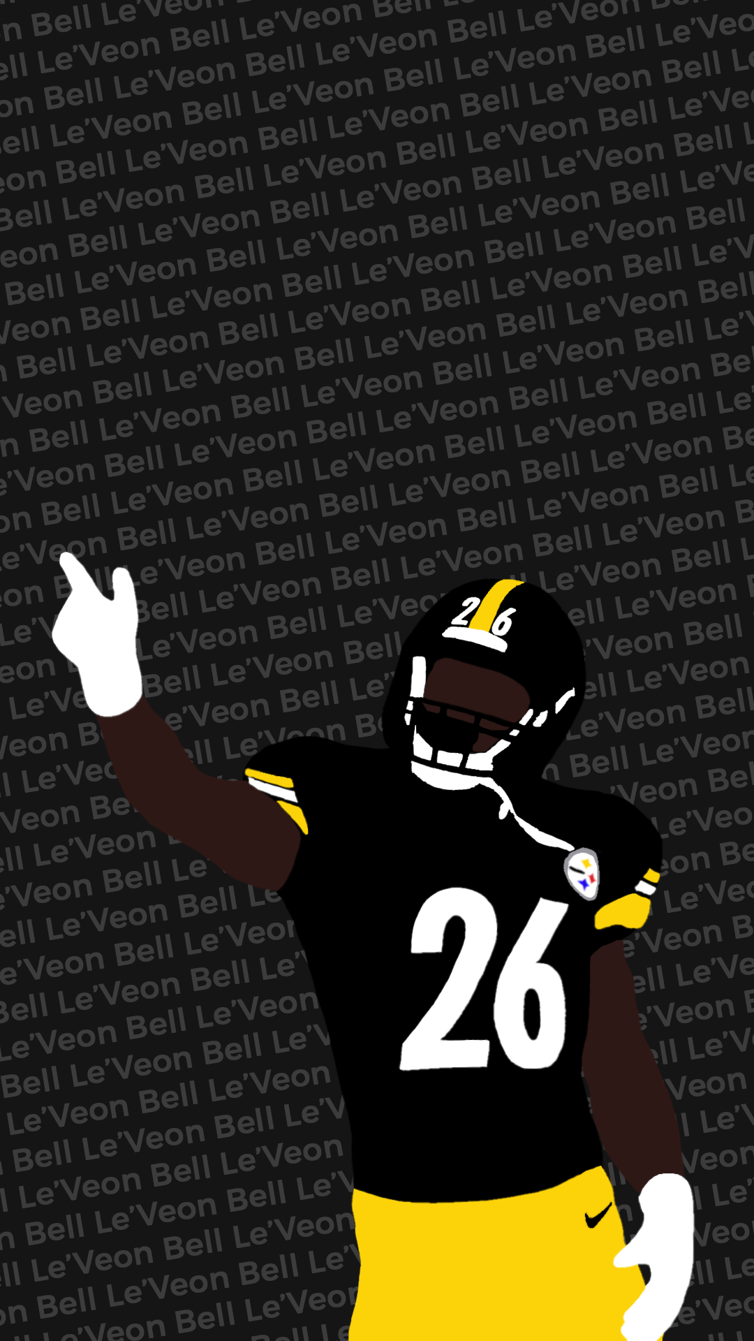 1080x1920 I made another wallpaper, this one with Le'Veon Bell, Phone