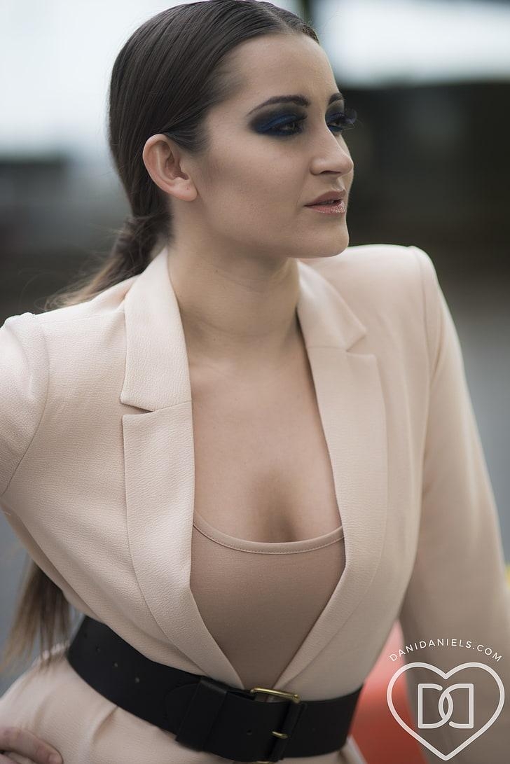 730x1100 HD wallpaper: Dani Daniels, model, women, Clinic Magazine, Phone