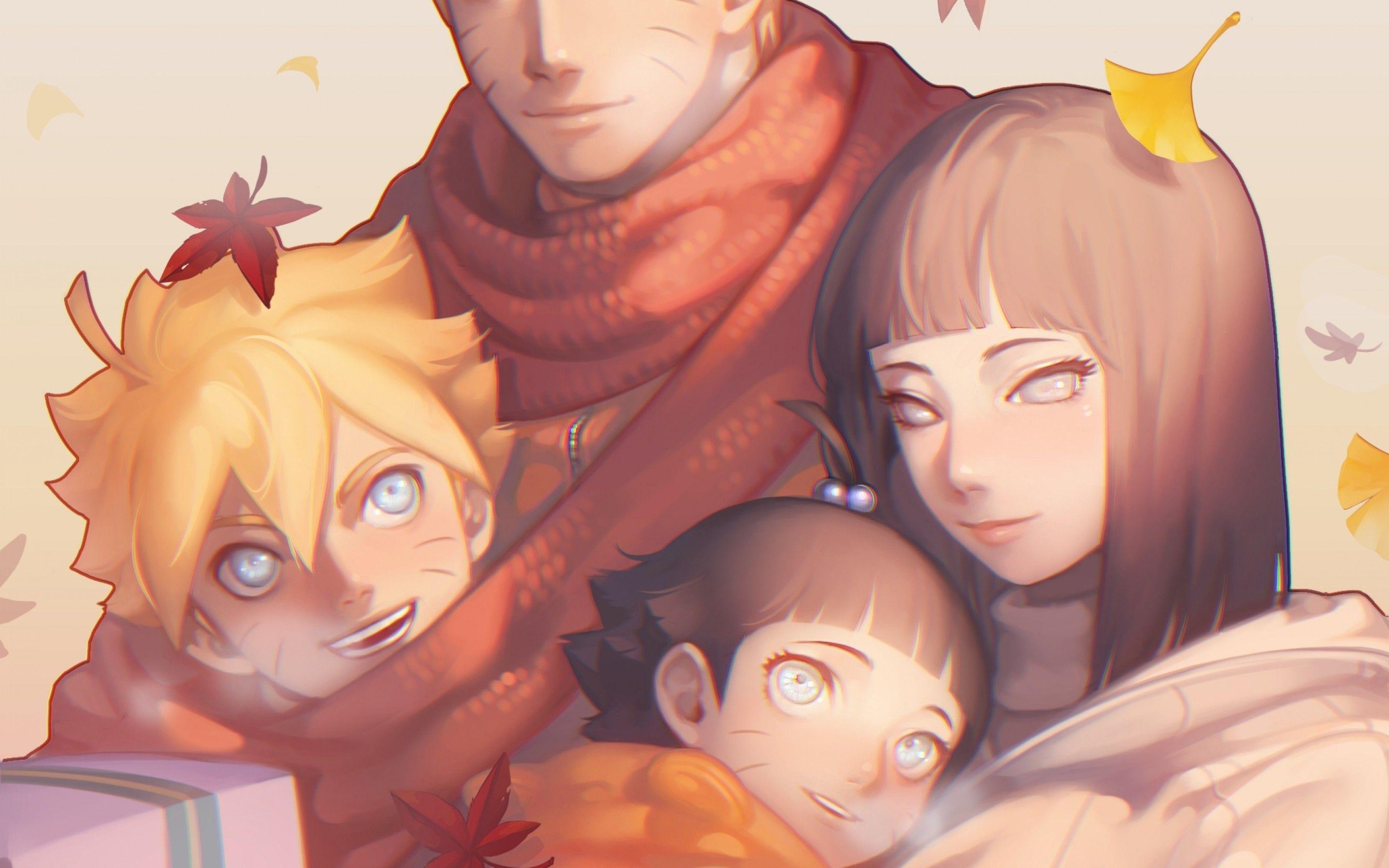 2880x1800 Naruto And Hinata Family Wallpaper High Quality, Anime Wallpaper, Desktop