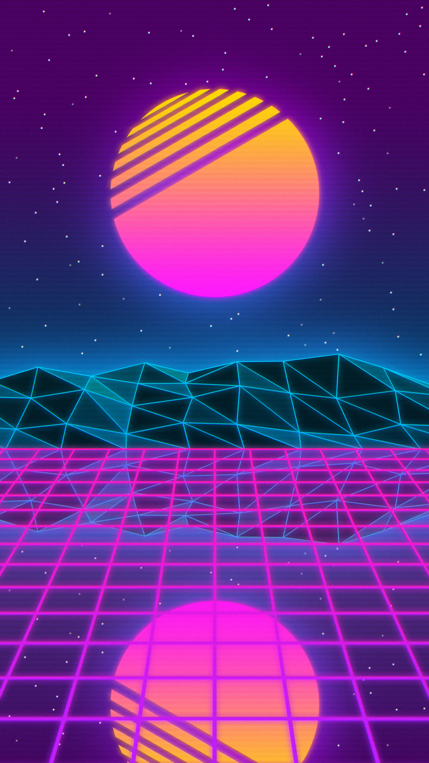 1440x2560 Vaporwave. iPhone X Wallpaper X Wallpaper HD, Phone