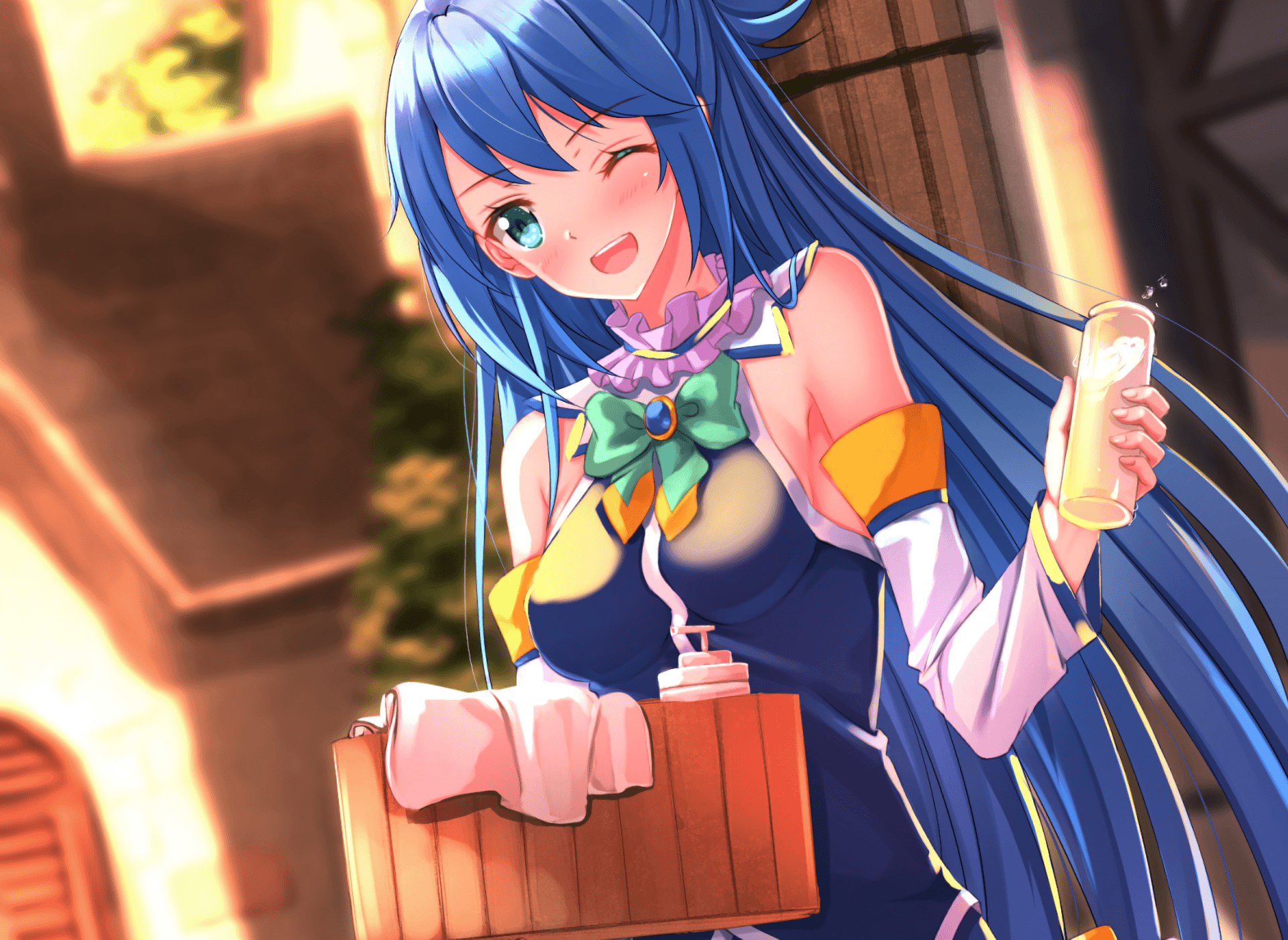 1920x1410 Aqua (KonoSuba) HD Wallpaper. Background, Desktop