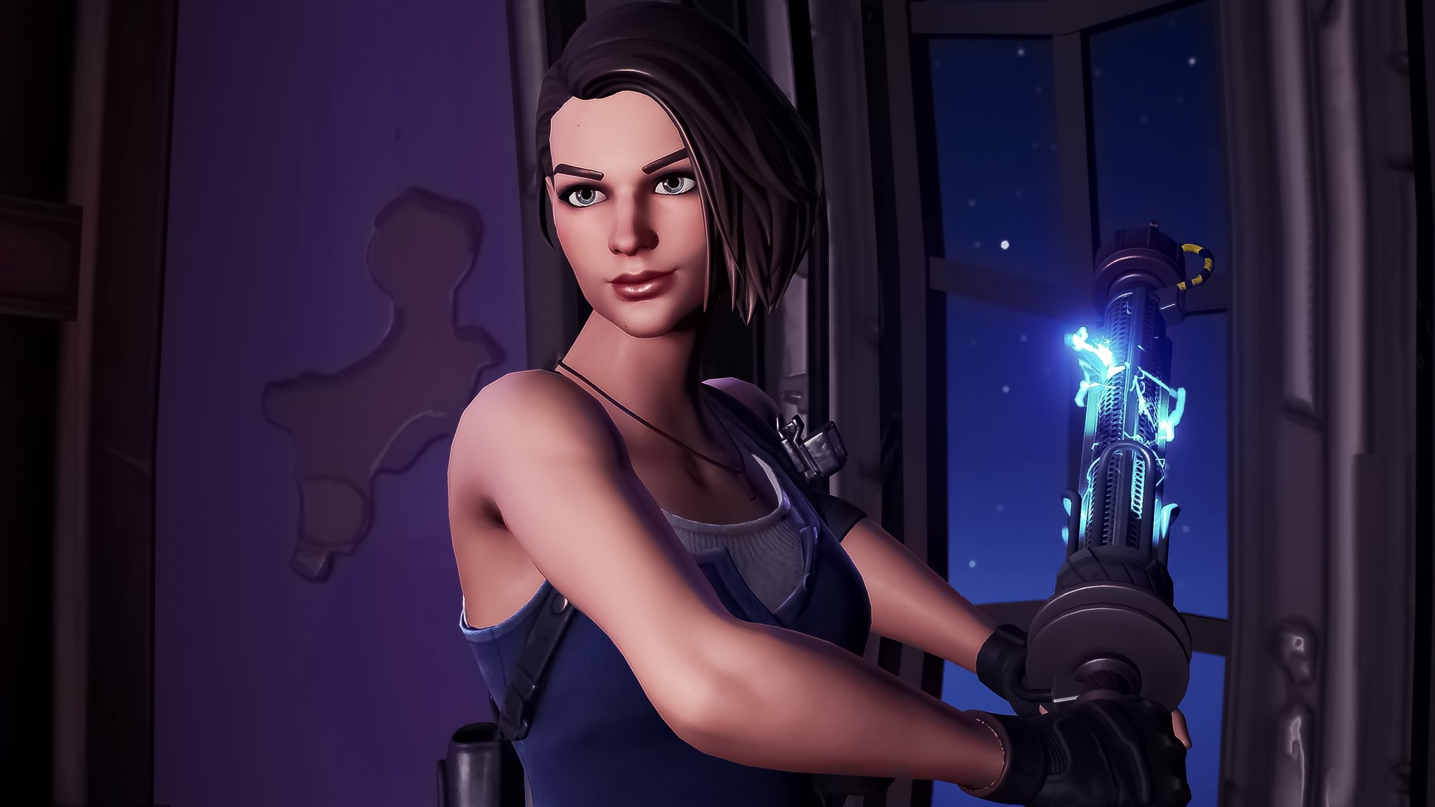 2050x1160 Jill Valentine Fortnite wallpaper, Desktop