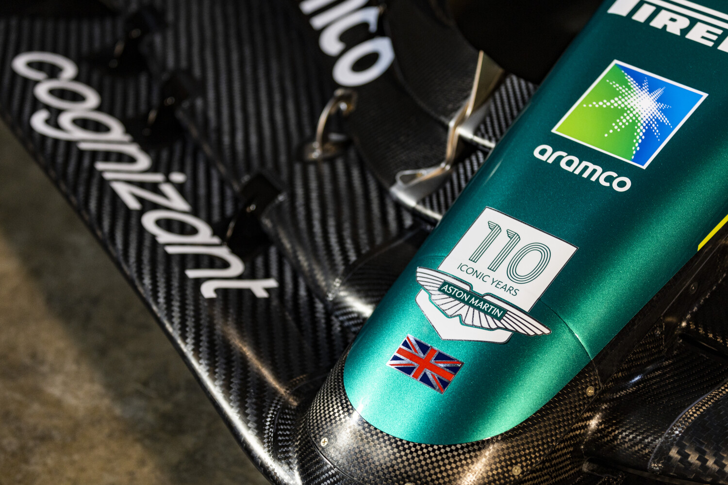 1500x1000 Aston Martin celebrates 110th anniversary with reveal of special logo on AMR23 Formula 1® car, Desktop