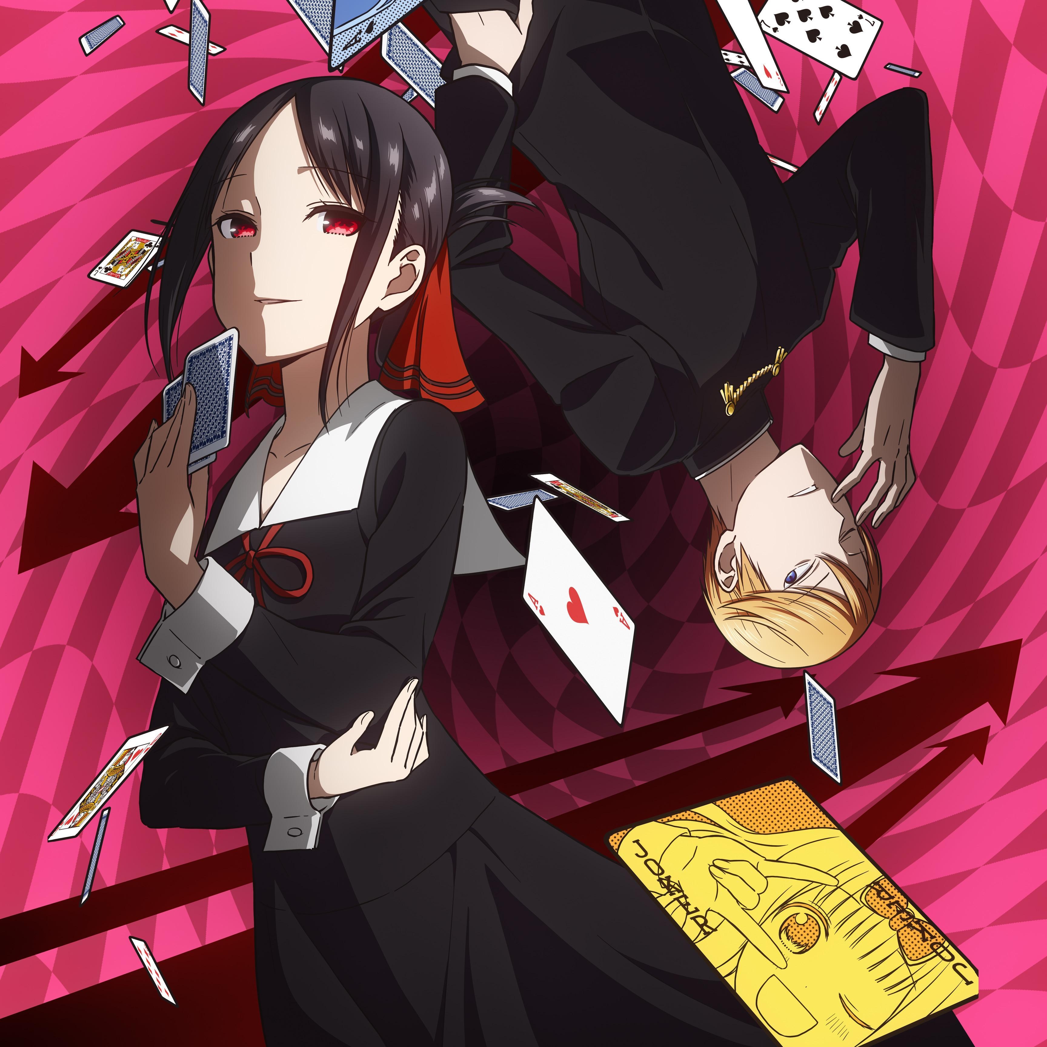 3460x3460 Watch Kaguya Sama: Love Is War Episodes Sub. Comedy, Romance, Slice, Phone