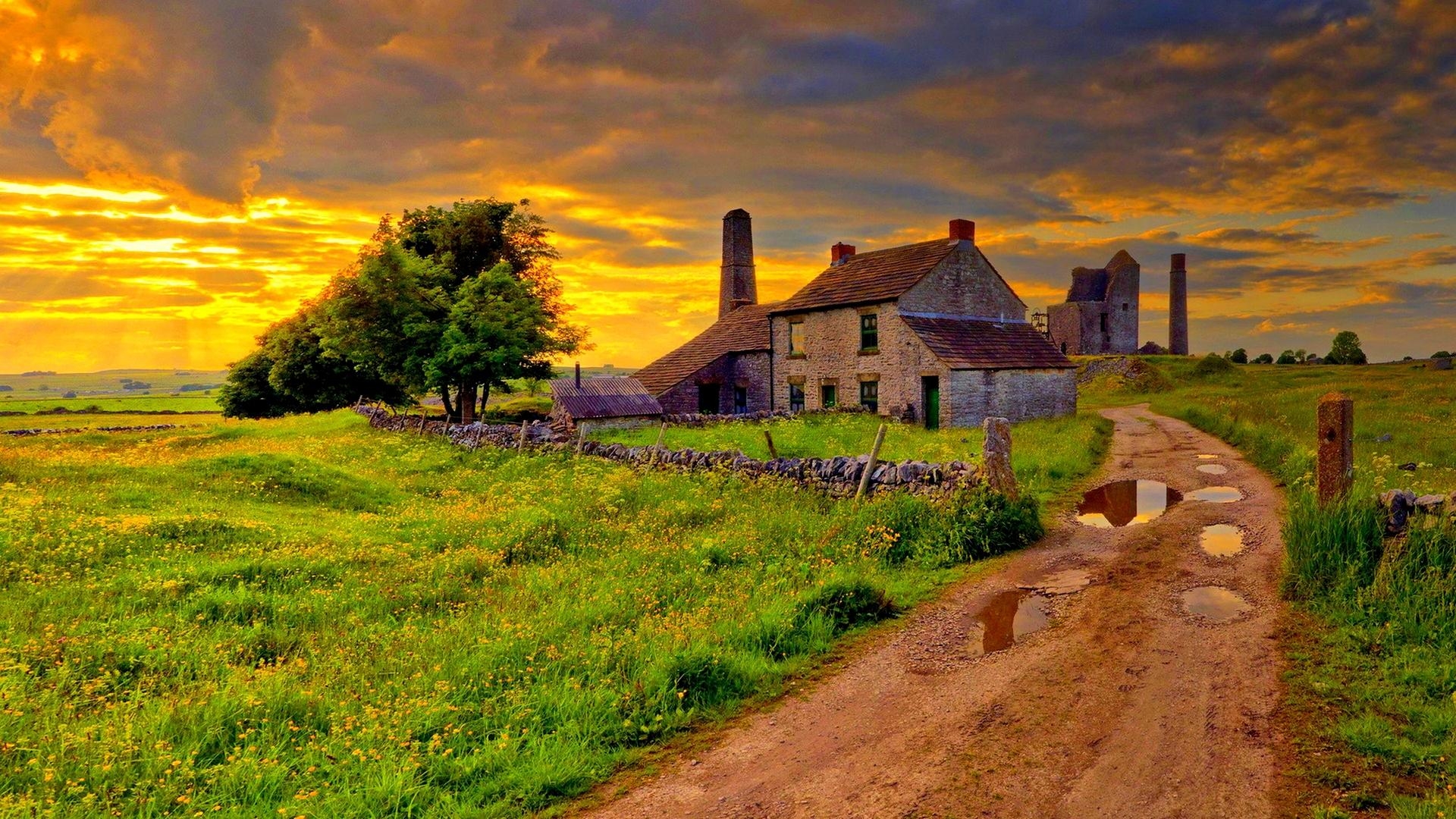 1920x1080 Old Farm Wallpaper, Desktop