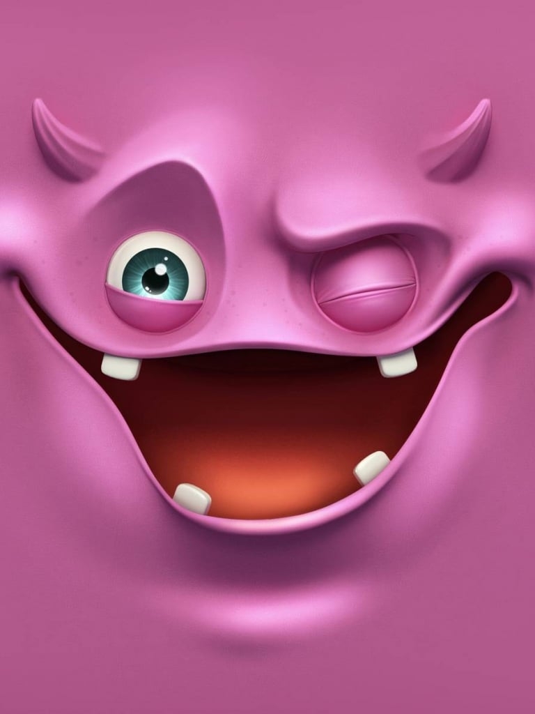 770x1030 Free download funny pink face pink and purple Wallpaper [1920x1200] for your Desktop, Mobile & Tablet. Explore Face Wallpaper. Sad Face Wallpaper, Funny Face Wallpaper, Scary Face Wallpaper, Phone