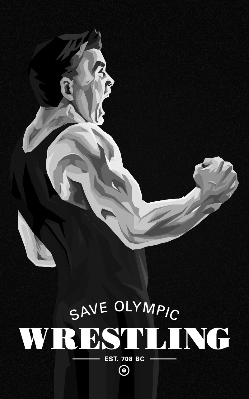 800x1280 Save Olympic Wrestling, Phone