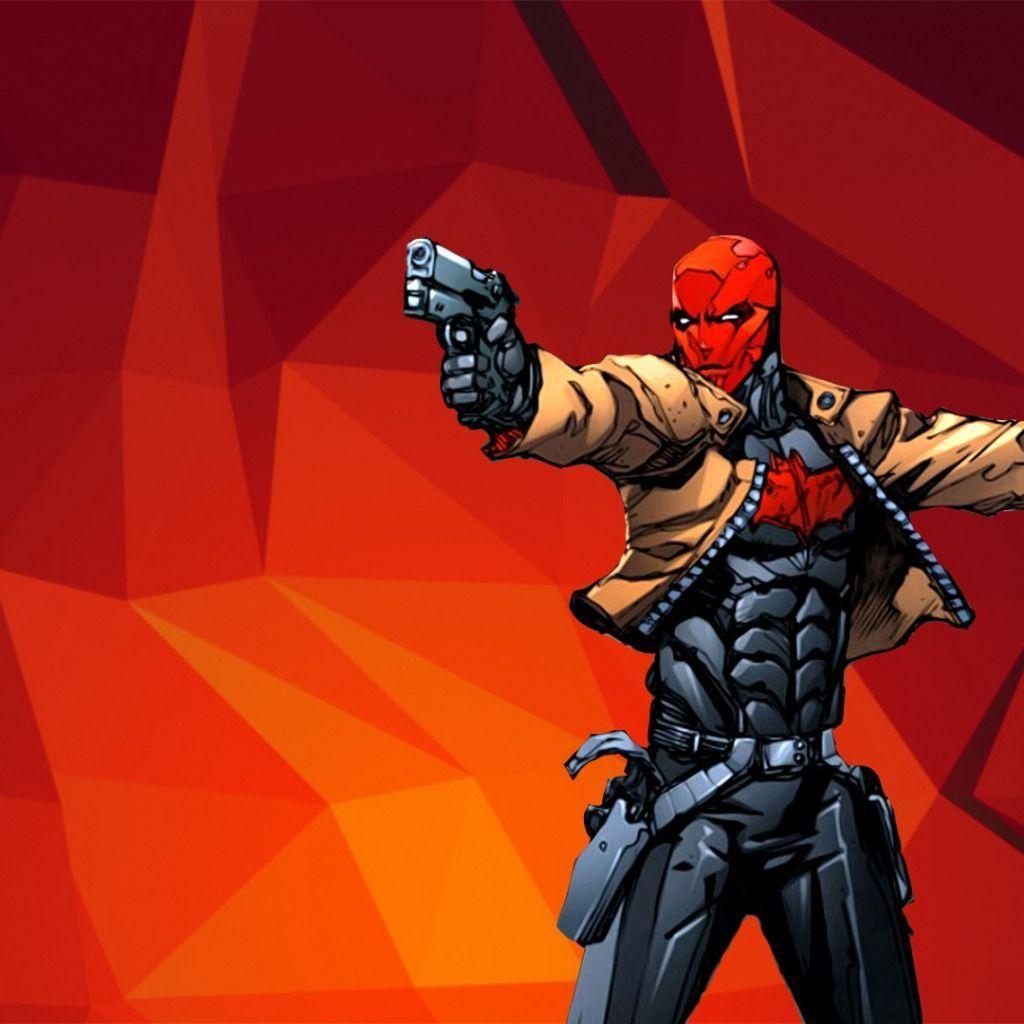 1030x1030 Wallpaper Jason Todd, Weapons, Guns, Red hood, Red Hood, Jason, Phone