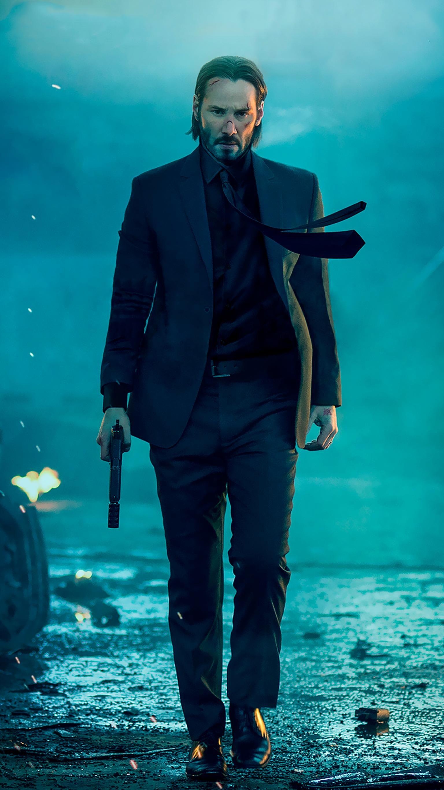 1540x2740 John Wick (2014) Phone Wallpaper, Phone