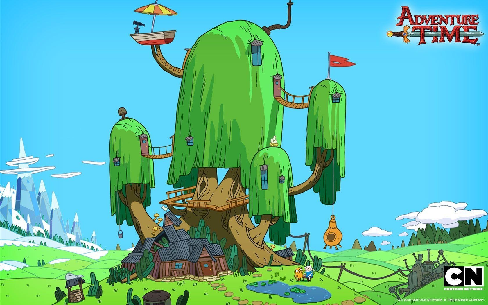 1680x1050 Treehouse wallpaper. Free Adventure Time picture and wallpaper, Desktop