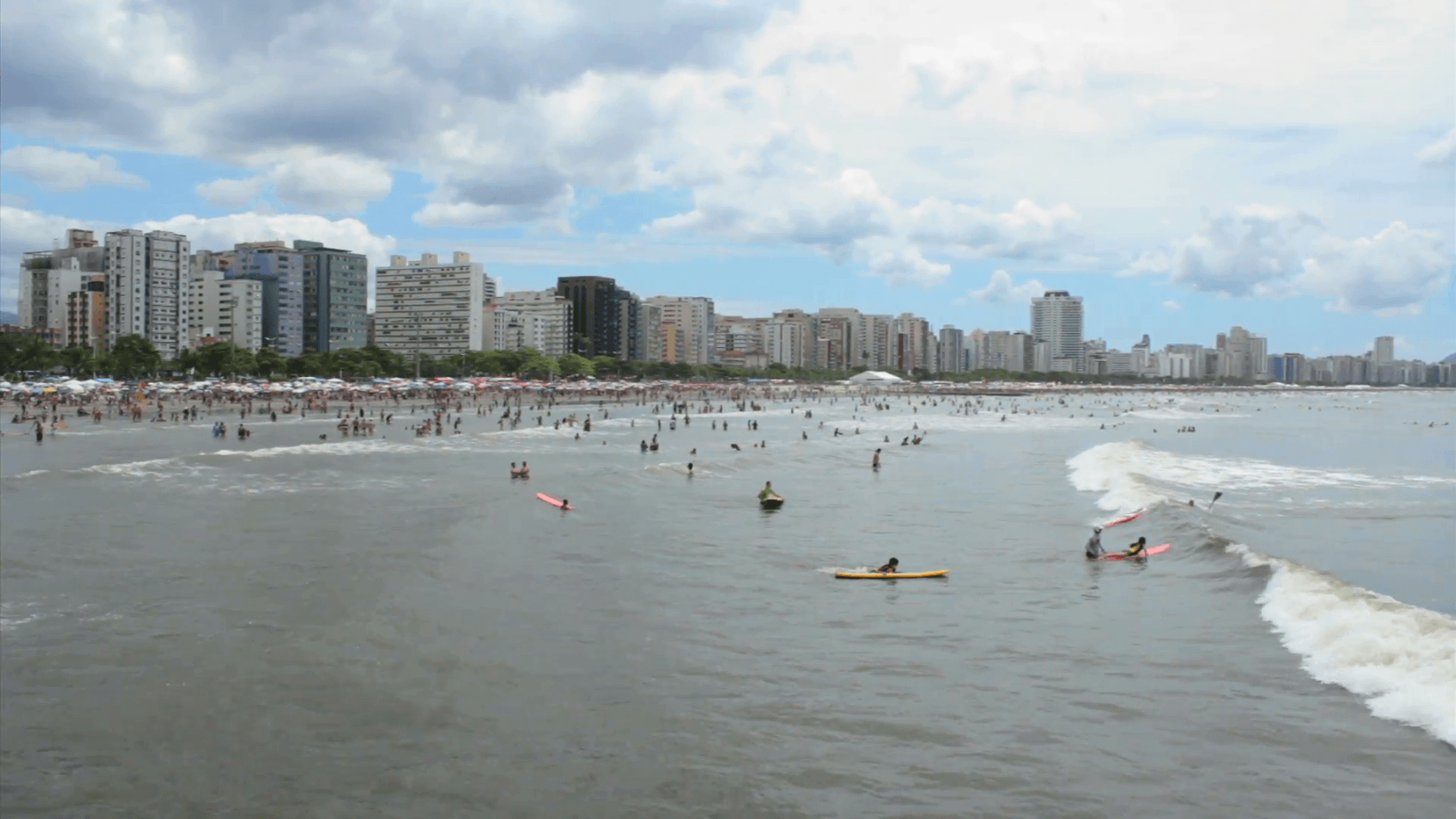 1920x1080 View of the city. Santos, São Paulo, Brazil. Sao Paulos litoral, Desktop