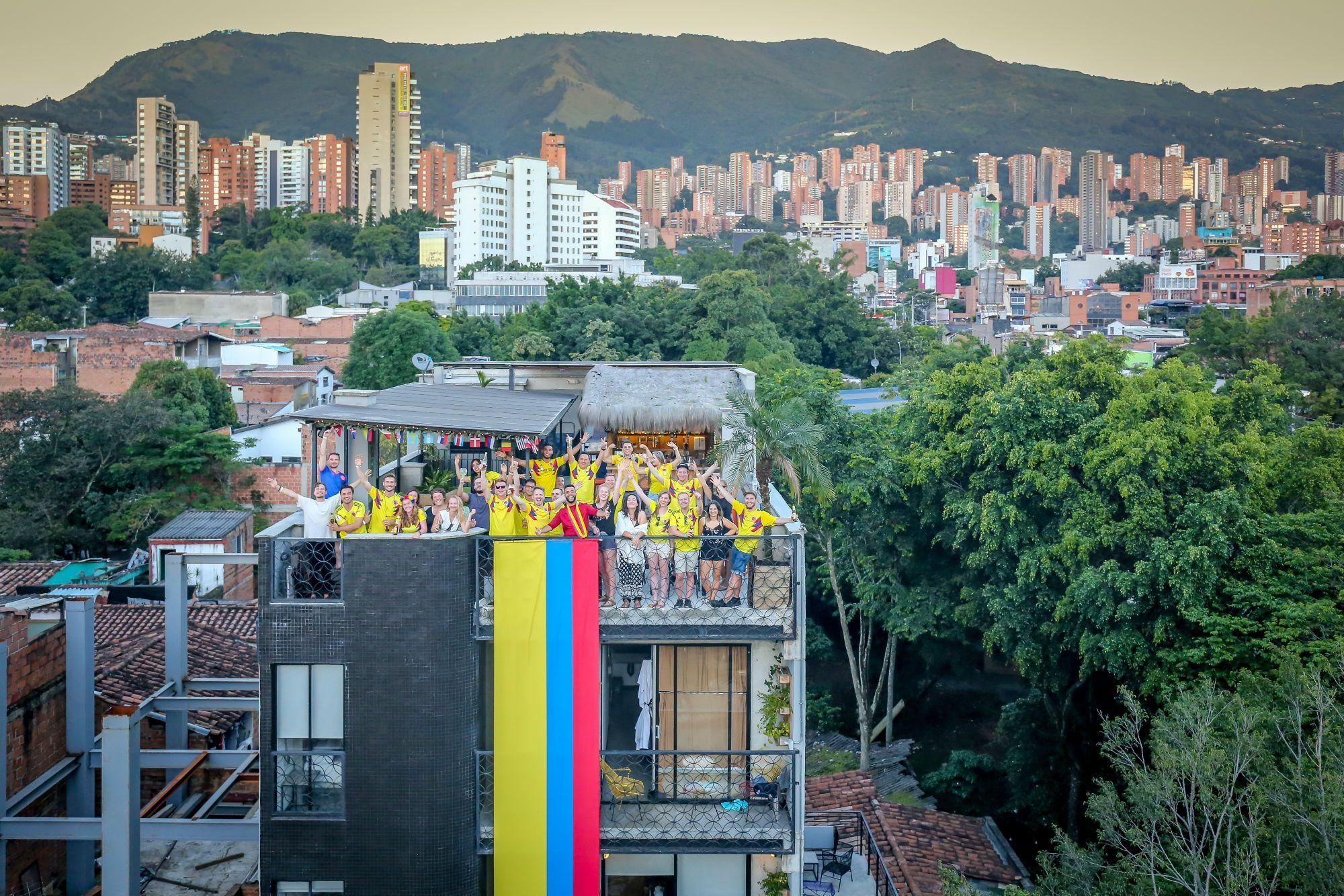 2000x1340 Free Medellin Wallpaper Patios Hostel Medellin, Desktop