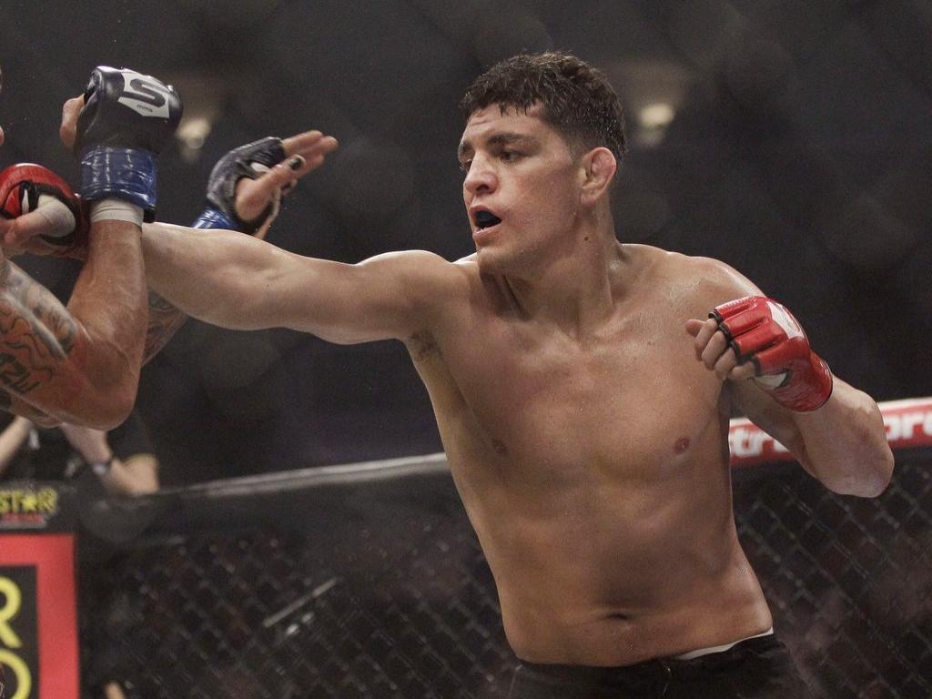 1030x770 Attacking Nick Diaz Diaz Wallpaper, Desktop