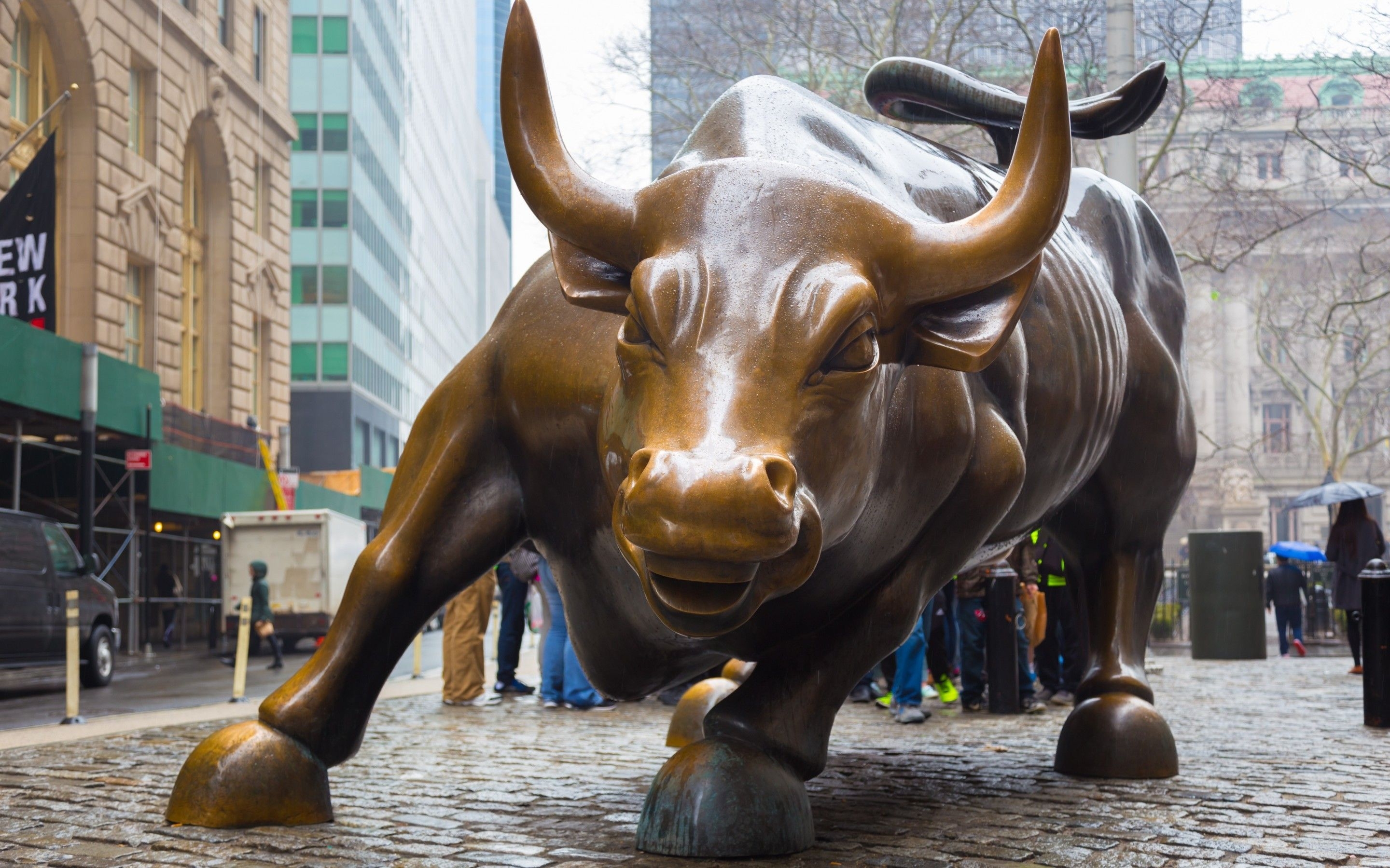 2880x1800 Wall Street Bull Wallpaper Free Wall Street Bull Background, Desktop