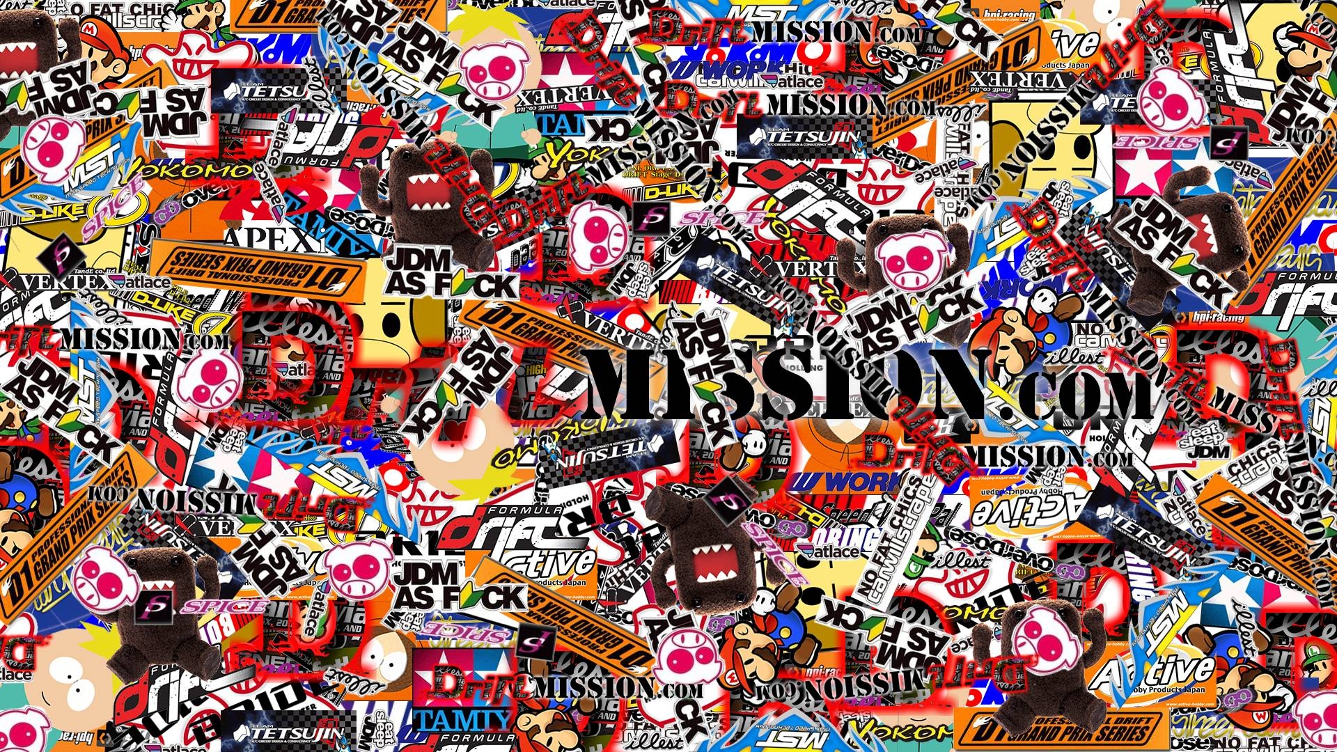 1920x1080 DriftMission.com RC Drift Stickerbomb DriftMission Your Home, Desktop