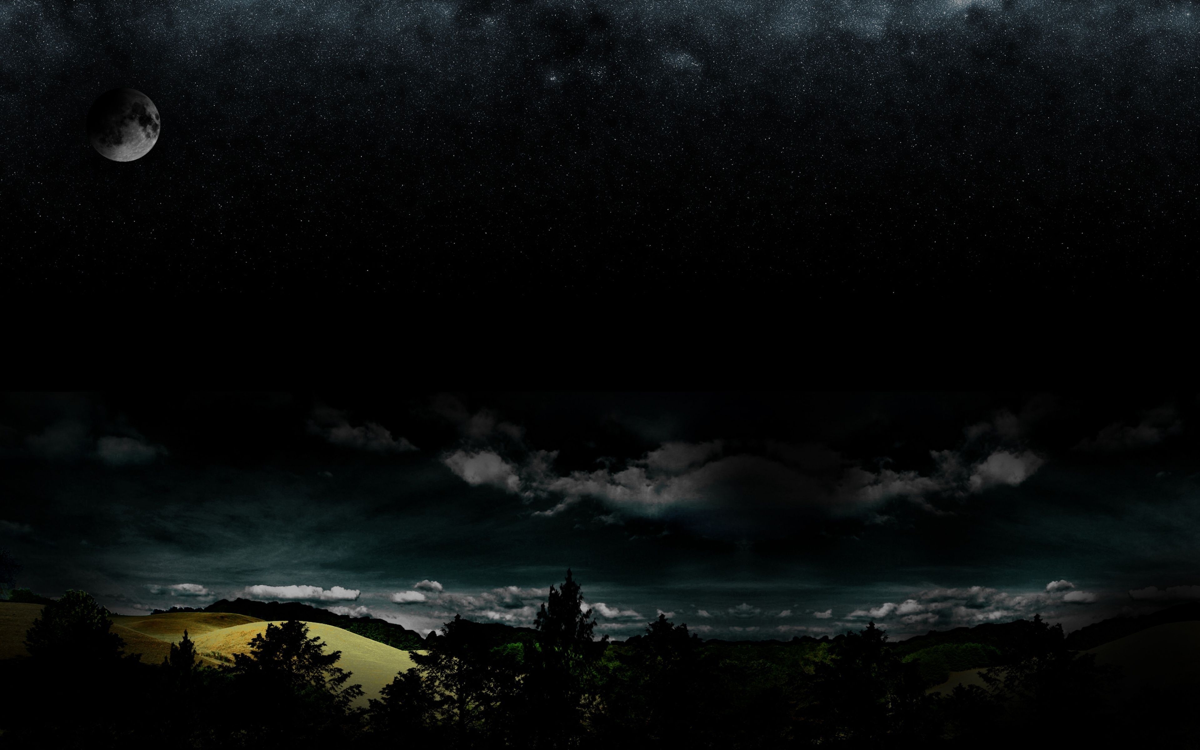 3840x2400 Dark Landscape Wallpaper 4k, Desktop