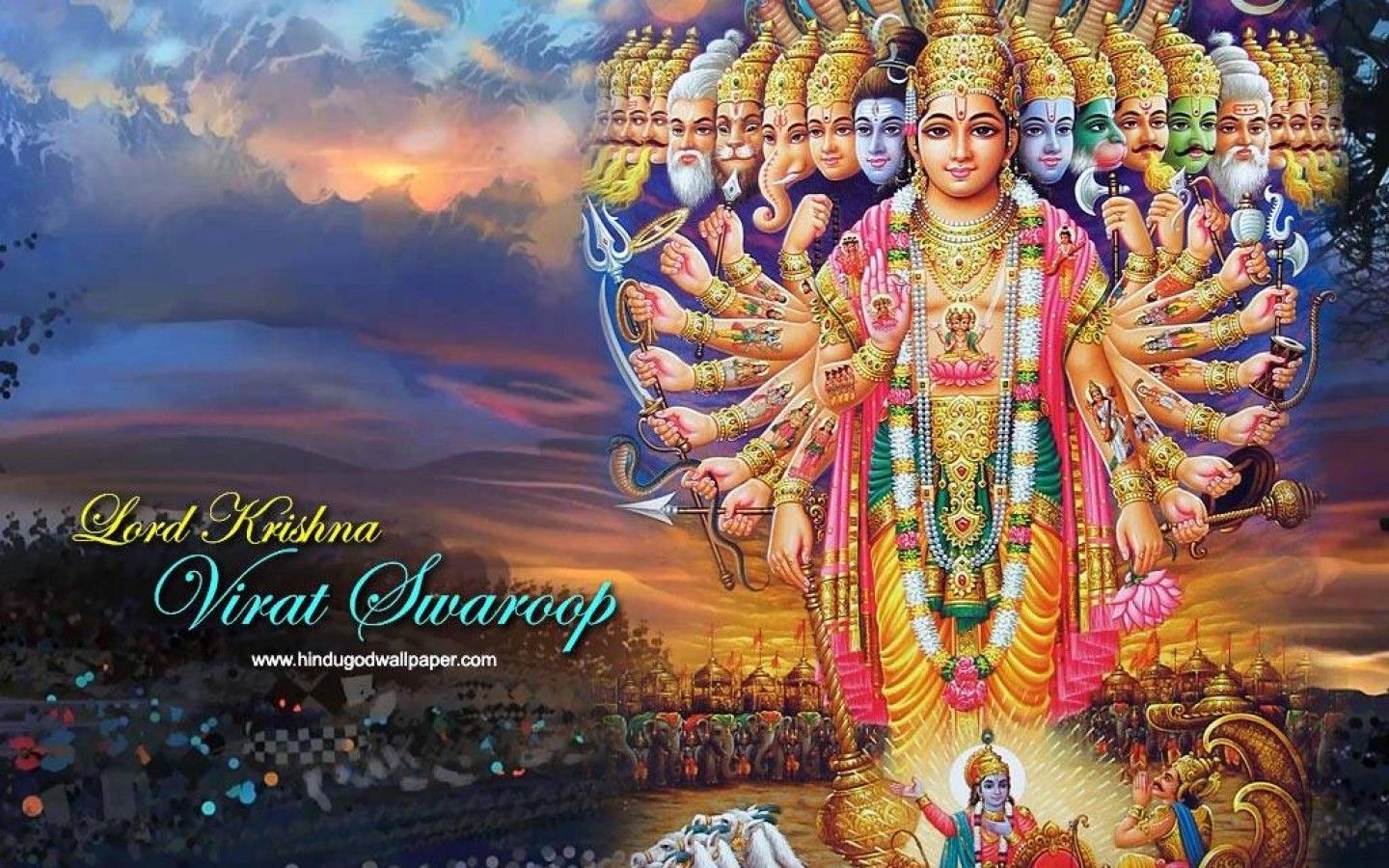 1440x900 Free download Home Religious Wallpaper Lord Krishna, Desktop