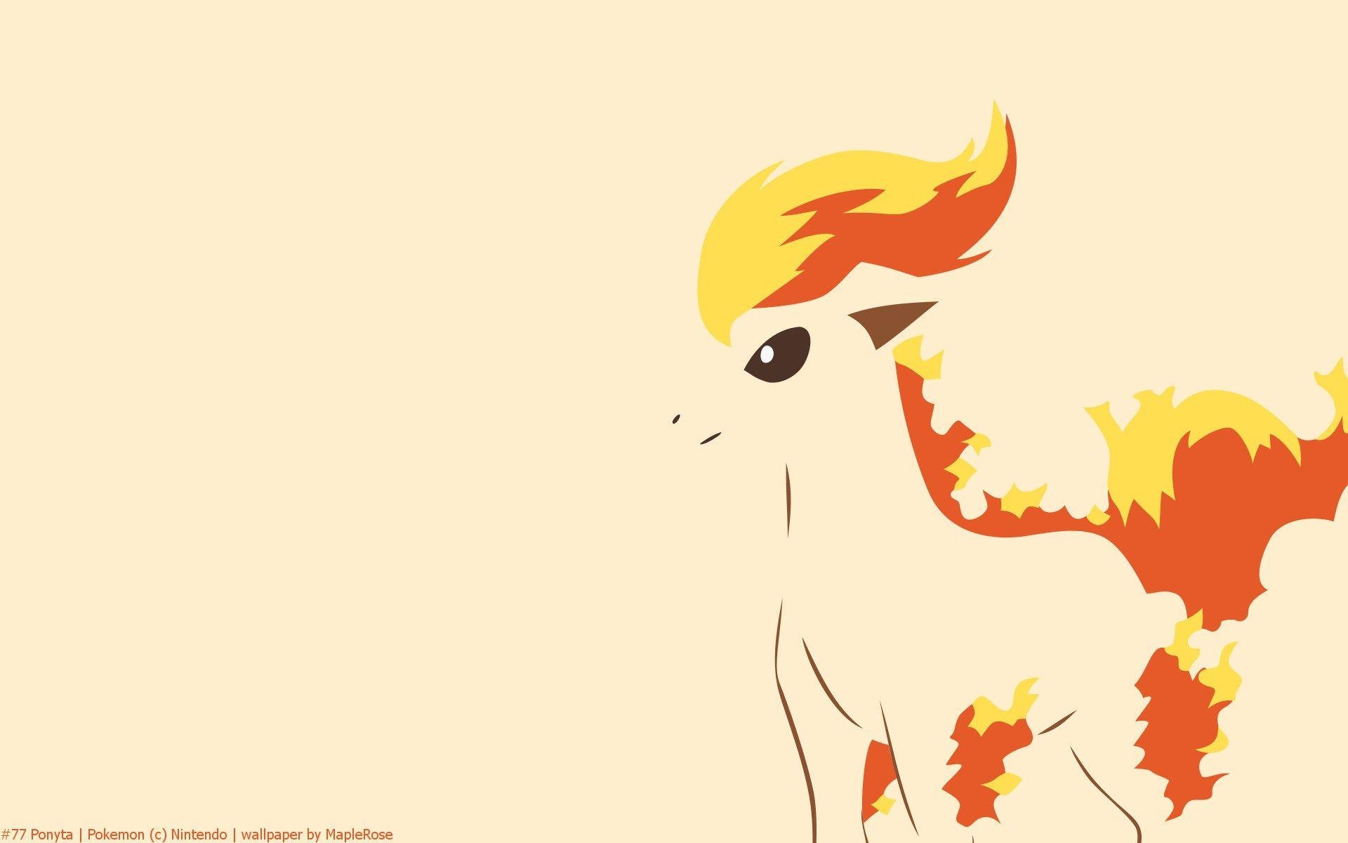 1920x1200 Minimal, Pokemon, Pokemon Generation I, Ponyta HD Wallpaper, Desktop